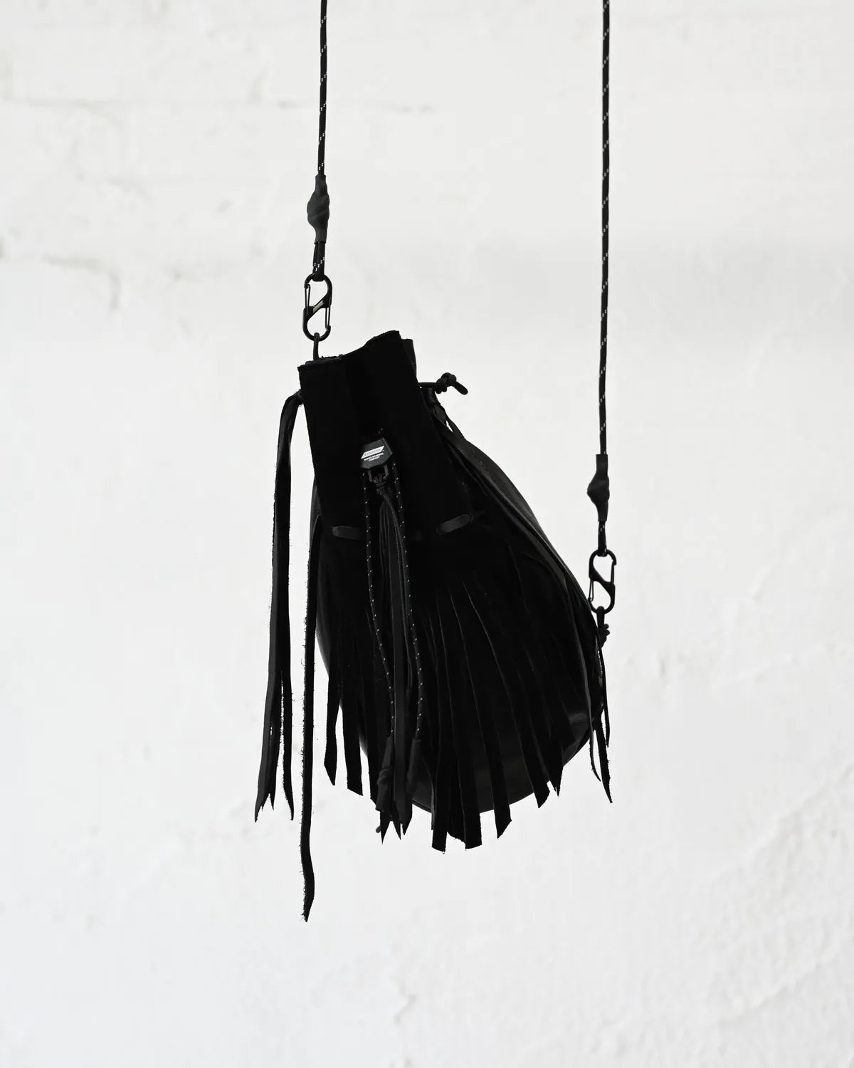 MIYAGIHIDETAKA -Rafu-  の B:TOGETHER × MIYAGIHIDETAKA Fringe ”KINCHAKU” Leather Bag (MH080)