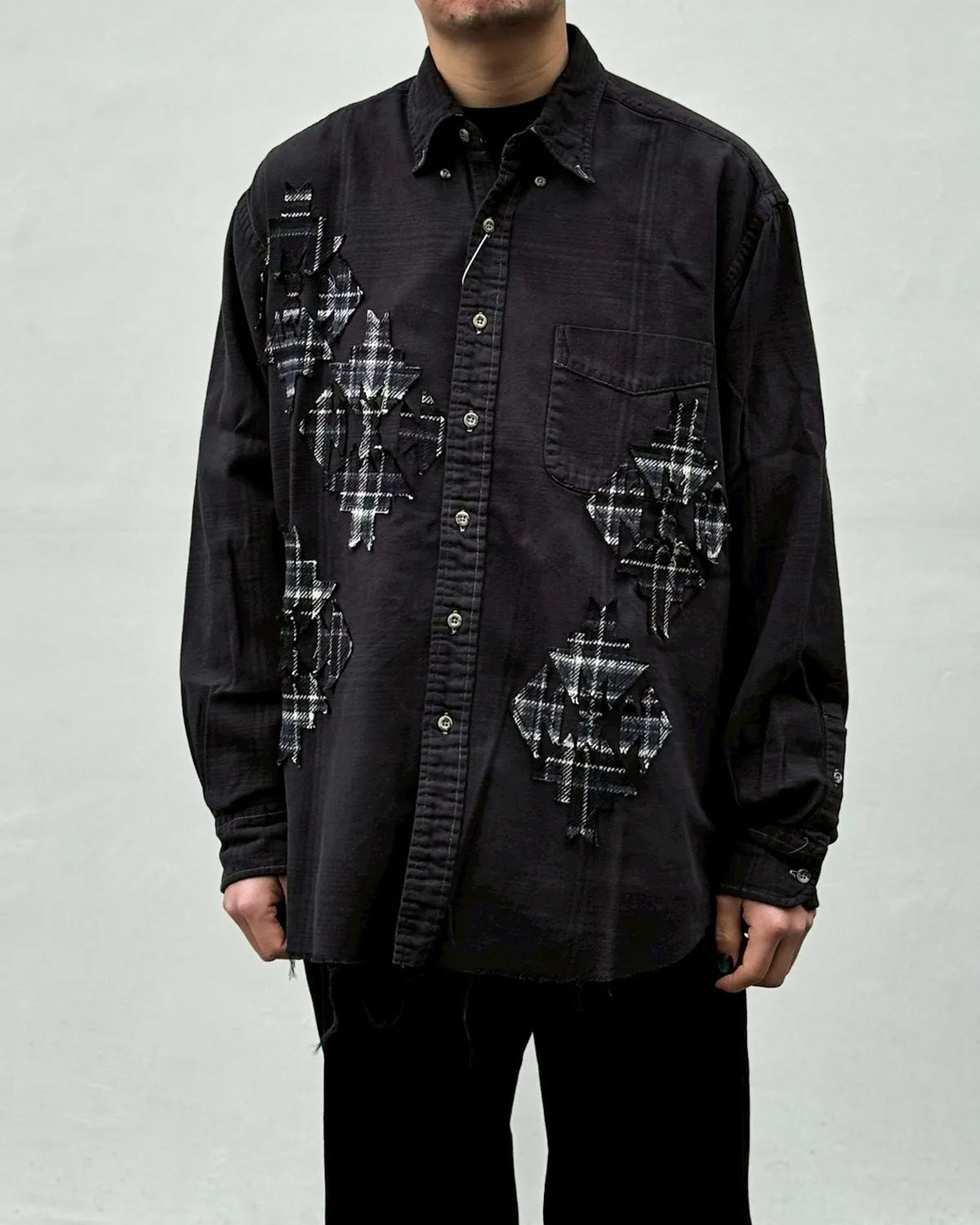 MIYAGIHIDETAKA -Rafu- の Native Patch Shirt (RaFu074)