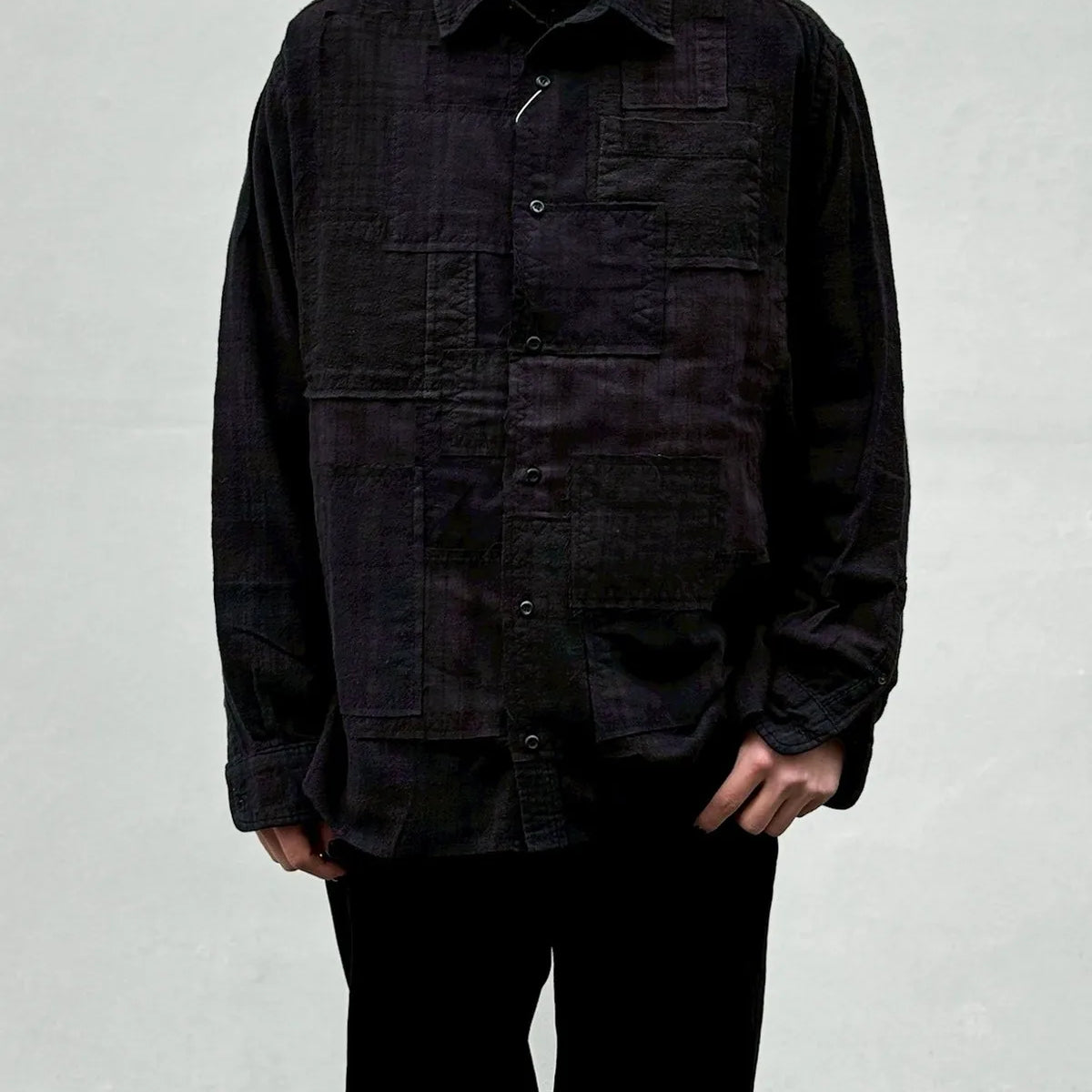 Rafu MIYAGIHIDETAKA リメイク　シャツ MIYAGIHIDETAKA -Rafu- / Panel Patchwork Shirt | 公式通販・JACK in