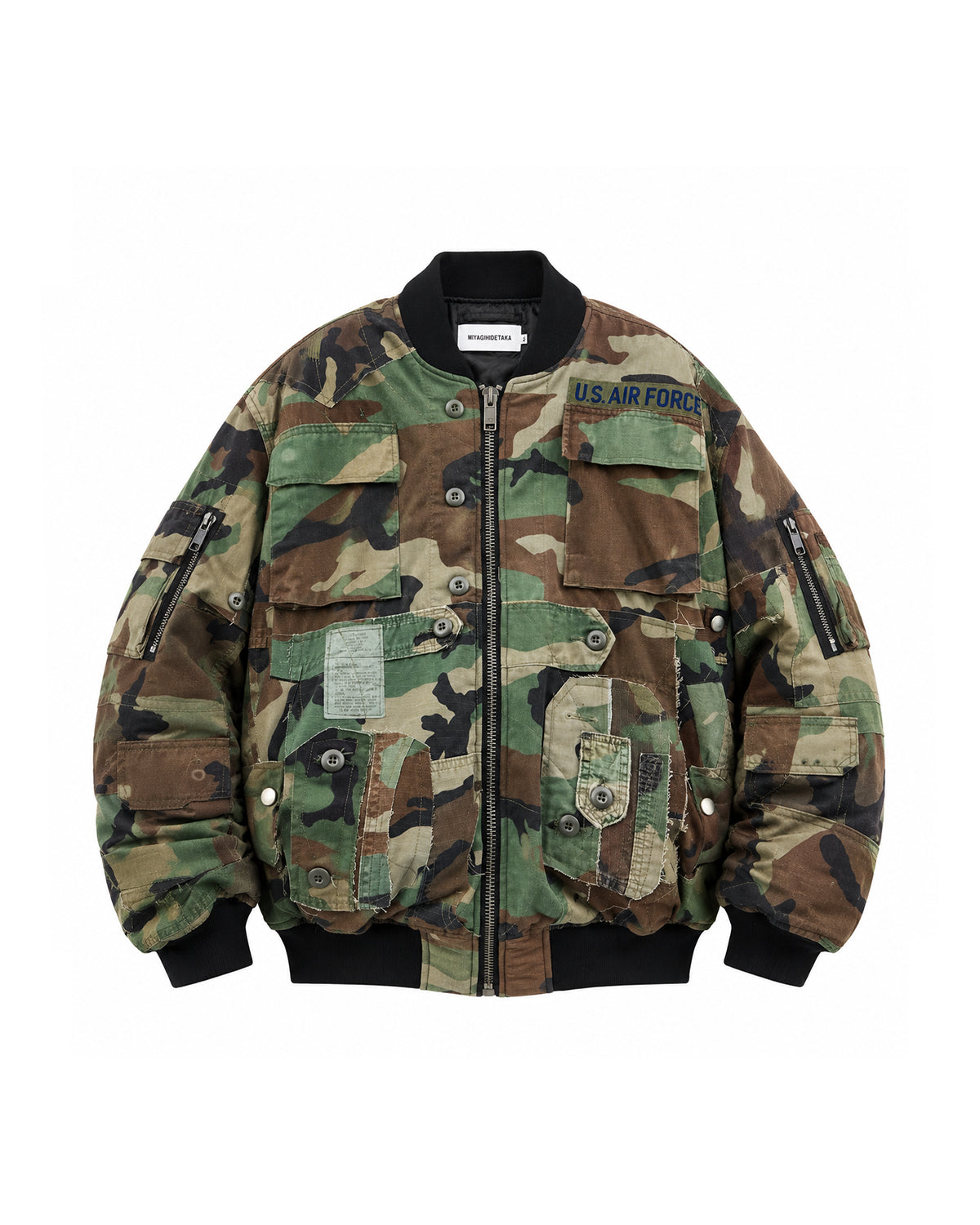 MIYAGIHIDETAKA -Rafu-  の Remake MA-1  CAMO(MH065)