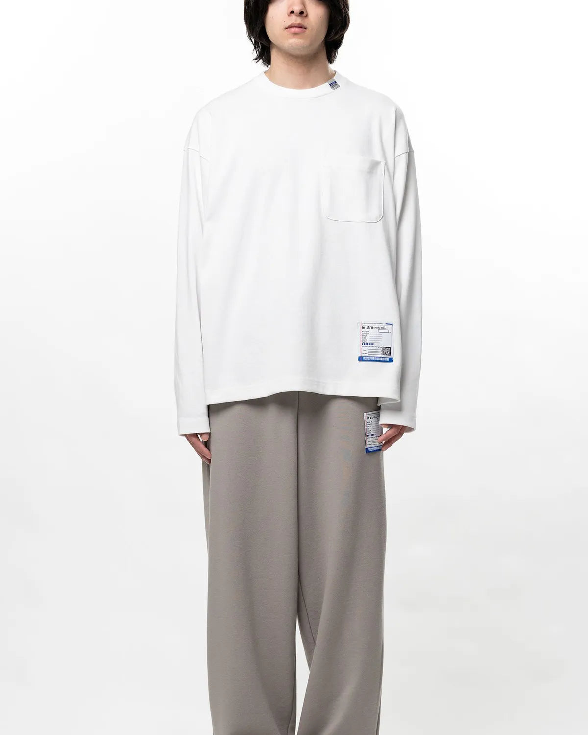 Maison MIHARA YASUHIRO in・stru(men-tal). / Heavy Weight Jersey Pocket Long-sleeve T-shirt (I17LT536)