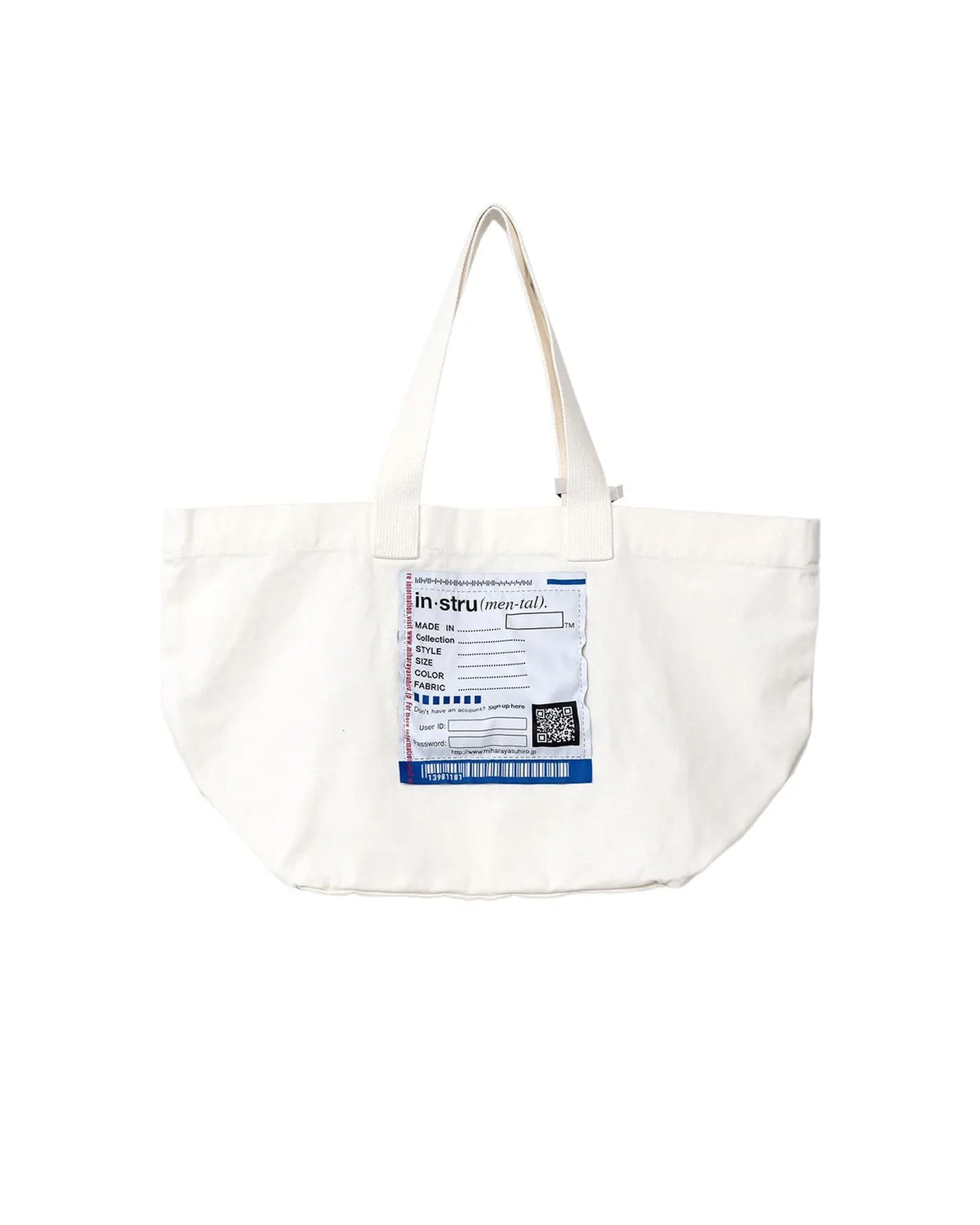 Maison MIHARA YASUHIRO in・stru(men-tal). / Big Name Tote Bag (I12BG701)