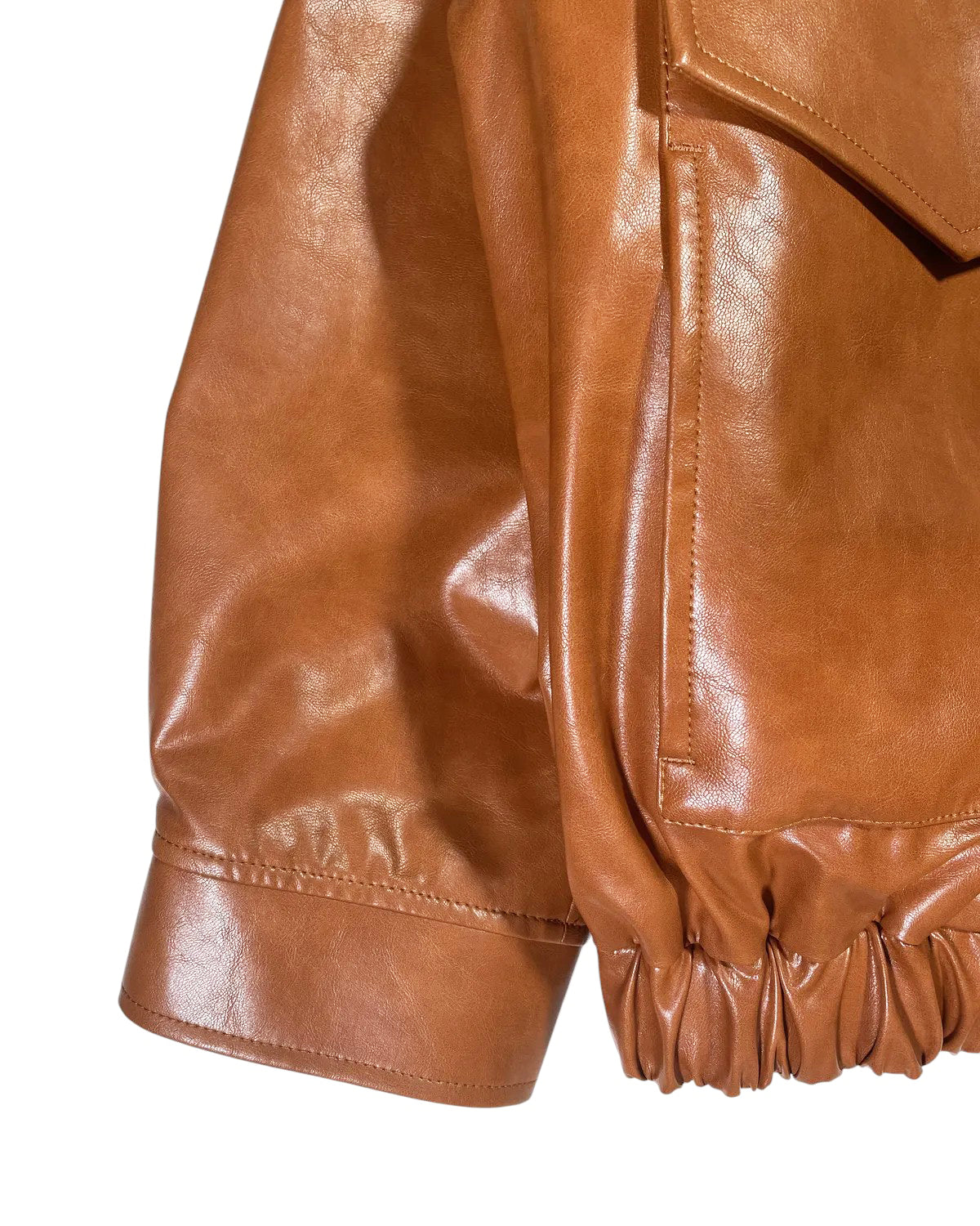 MM6 / フェイクレザージャケット (SH0AM0065M35465)