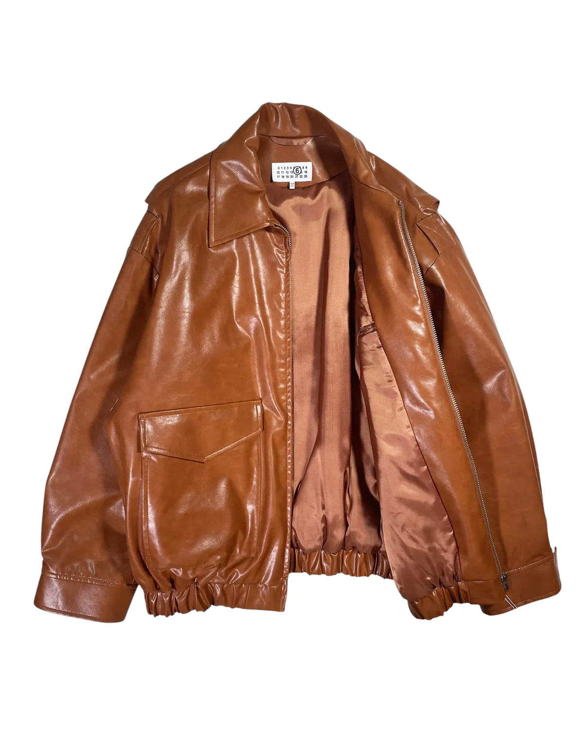 MM6 / フェイクレザージャケット (SH0AM0065M35465)