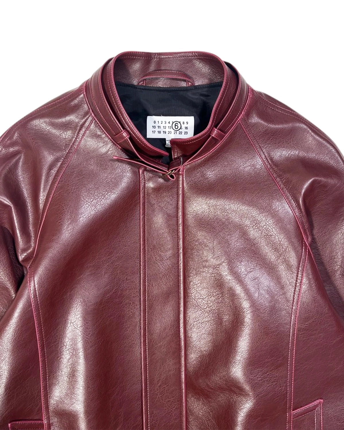 MM6 / FAKE LEATHER JACKET (SH2AM0023M35455)