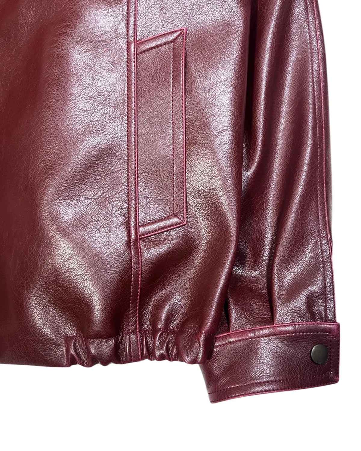 MM6 / FAKE LEATHER JACKET (SH2AM0023M35455)