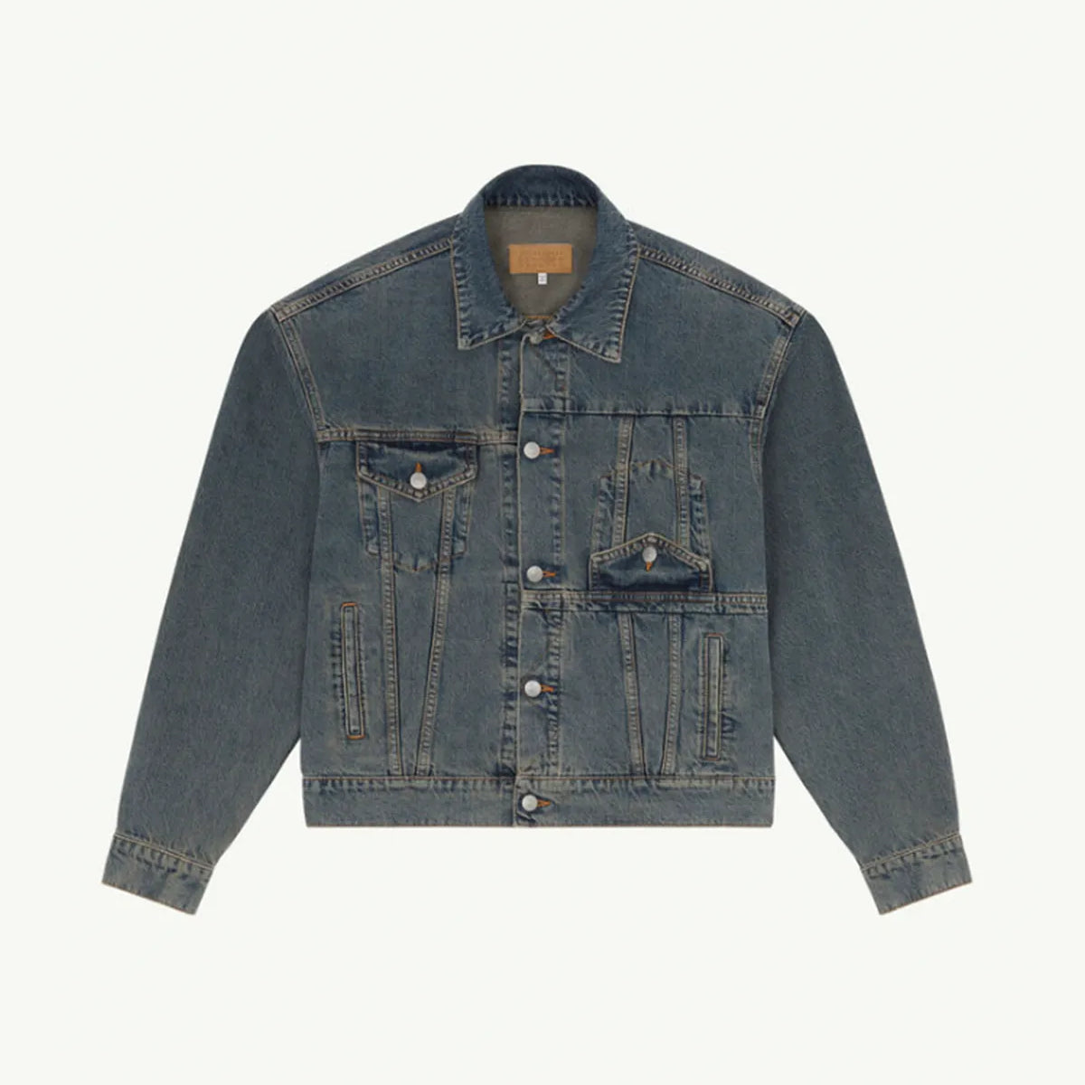 新品未使用　mm6 24ss フーデッドデニムジャケット 2025年最新】MM6 Maison Margiela Gジャン・デニムジャケットの