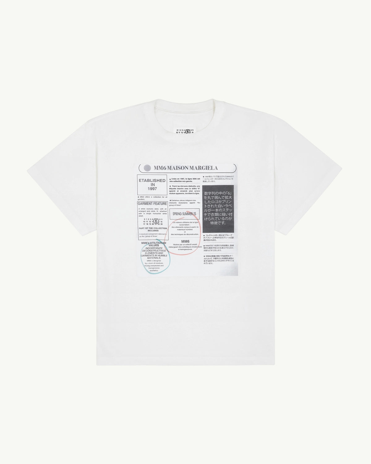 MM6 の T-SHIRT (SH0GC0043S24312)