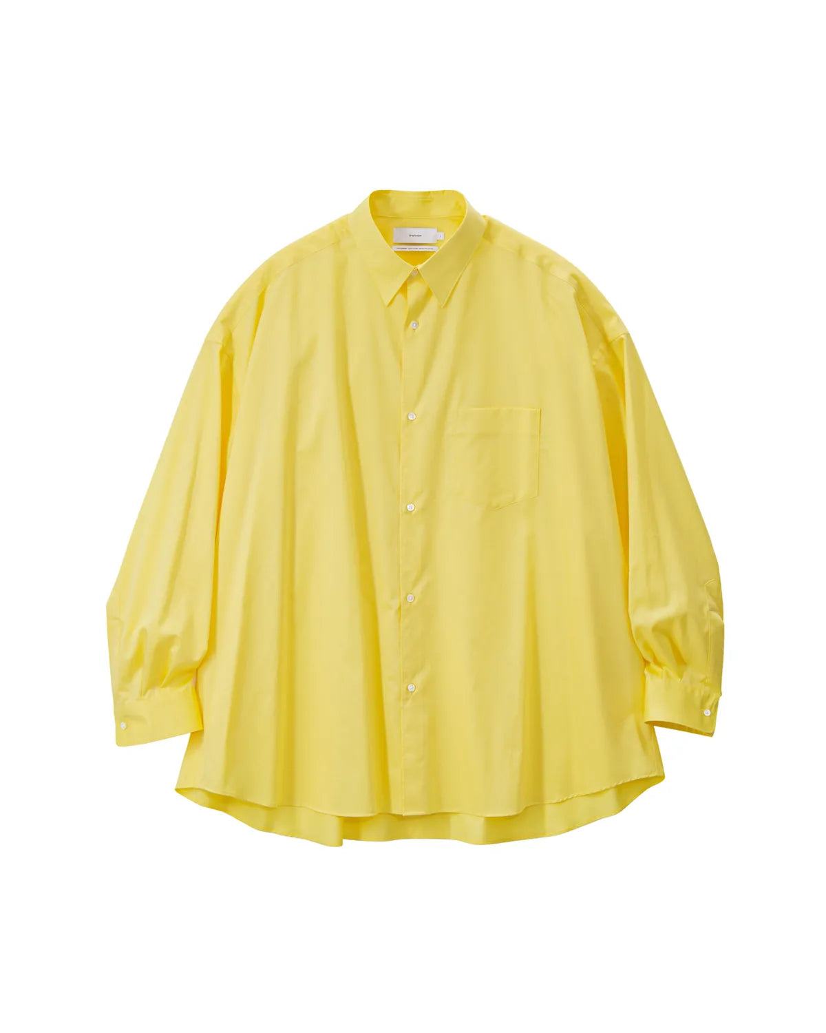 Graphpaper / Silicon Poplin Oversized Regular Collar Shirt (GM253-50180)