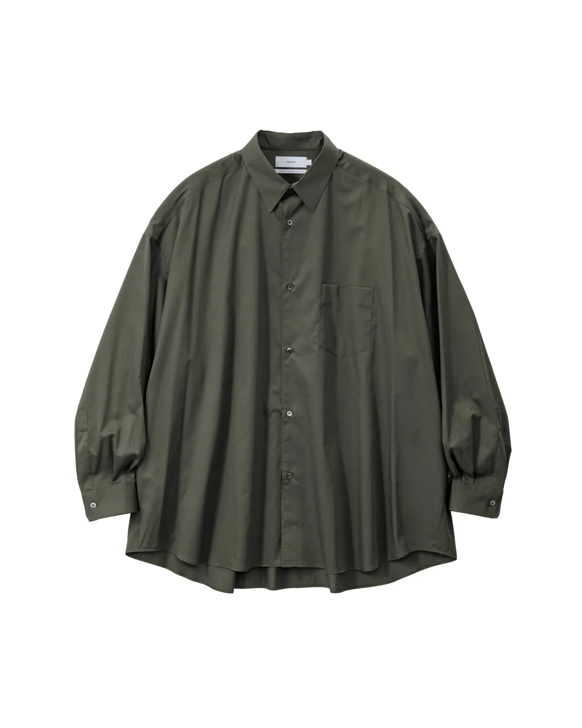 Graphpaper / Silicon Poplin Oversized Regular Collar Shirt (GM253-50180)
