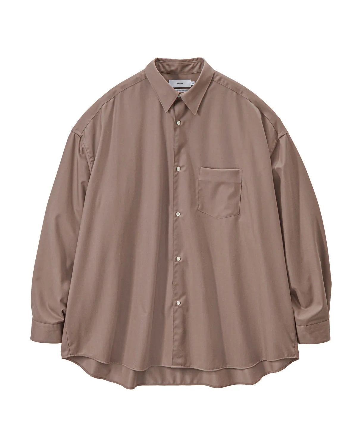 Graphpaper / Extra Fine Wool L/S Oversized Regular Collar Shirt (GM261-50465)