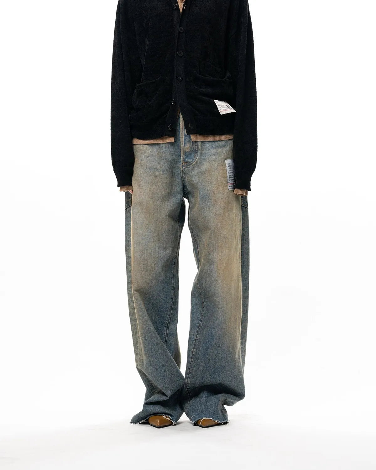 Maison MIHARA YASUHIRO の Amateur Sewn Like Wide Denim Pants -Women's- (K17PT352)