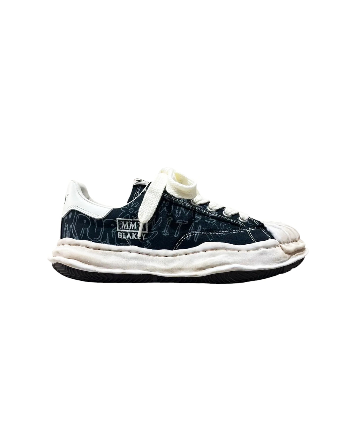Maison MIHARA YASUHIRO の "BLAKEY" graffitied Sneaker (A16FW730)