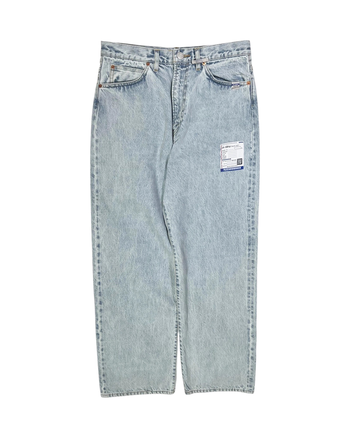 Maison MIHARA YASUHIRO の BLEACHE DENIM BG PT (I14PT053)