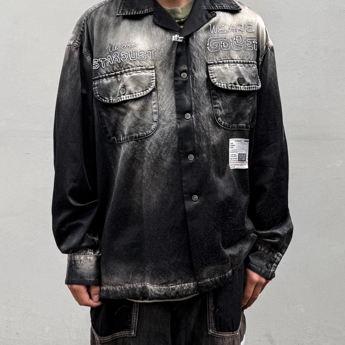 Maison MIHARA YASUHIRO / BLEECHED SATIN SHIRT | 公式通販・JACK in