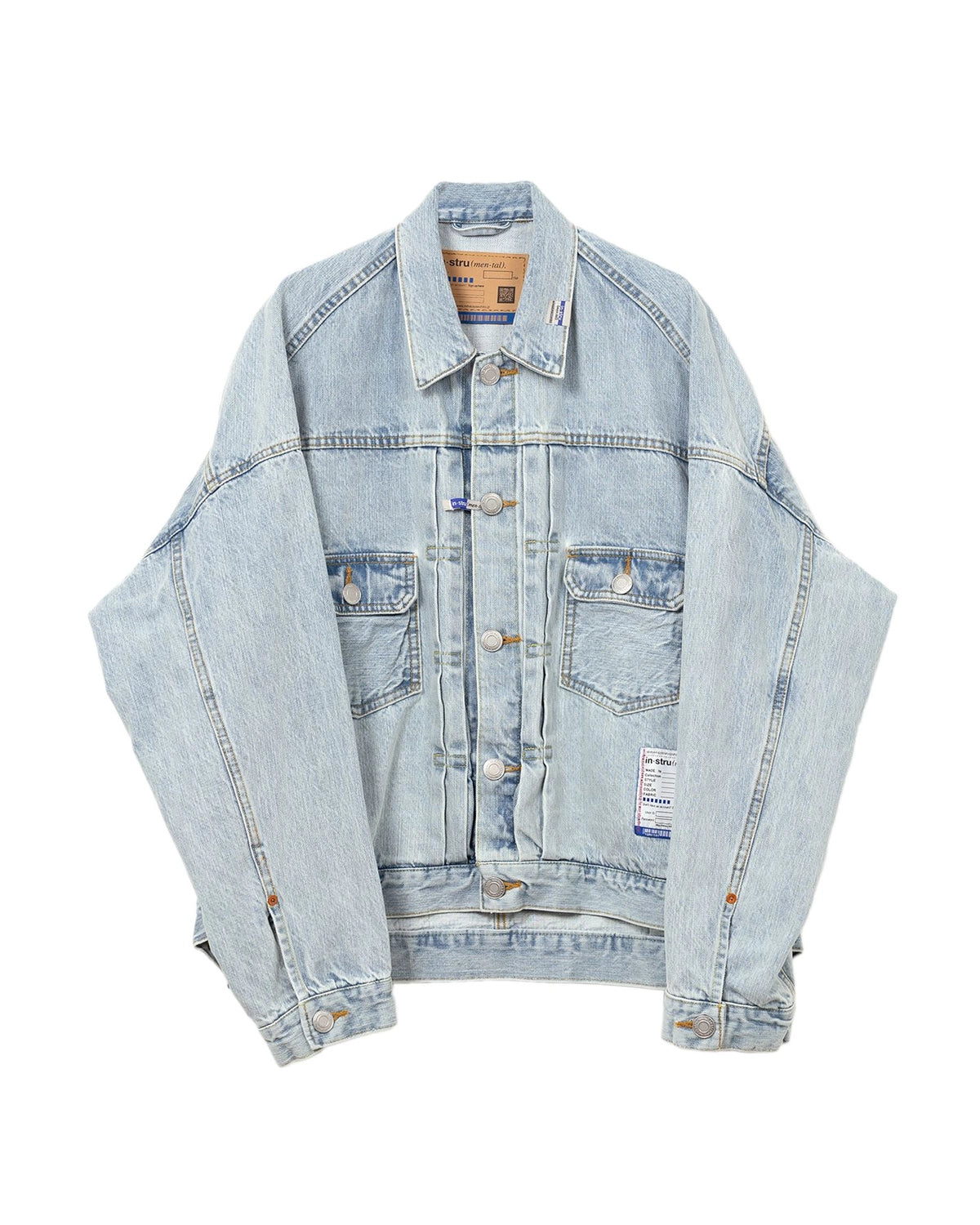 Maison MIHARA YASUHIRO の Bleached Denim Jacket (I14BL051)