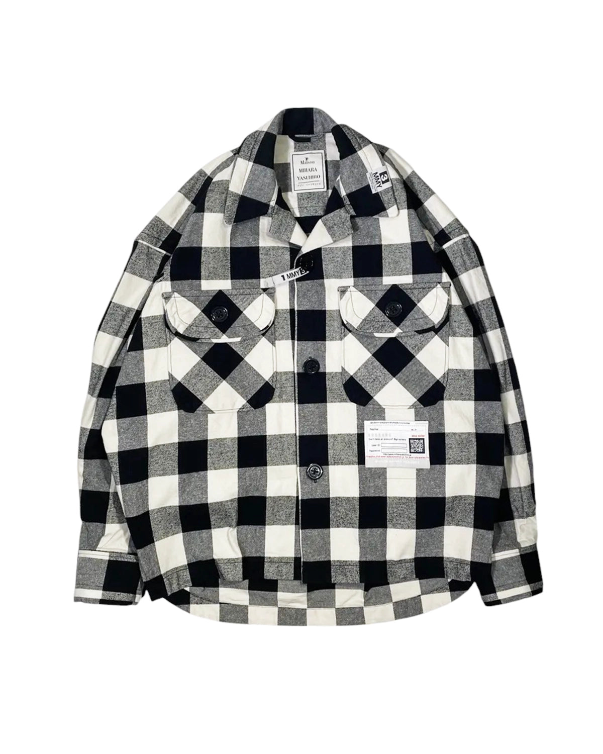 Maison MIHARA YASUHIRO の CHECK SHIRTS (A15SH086)