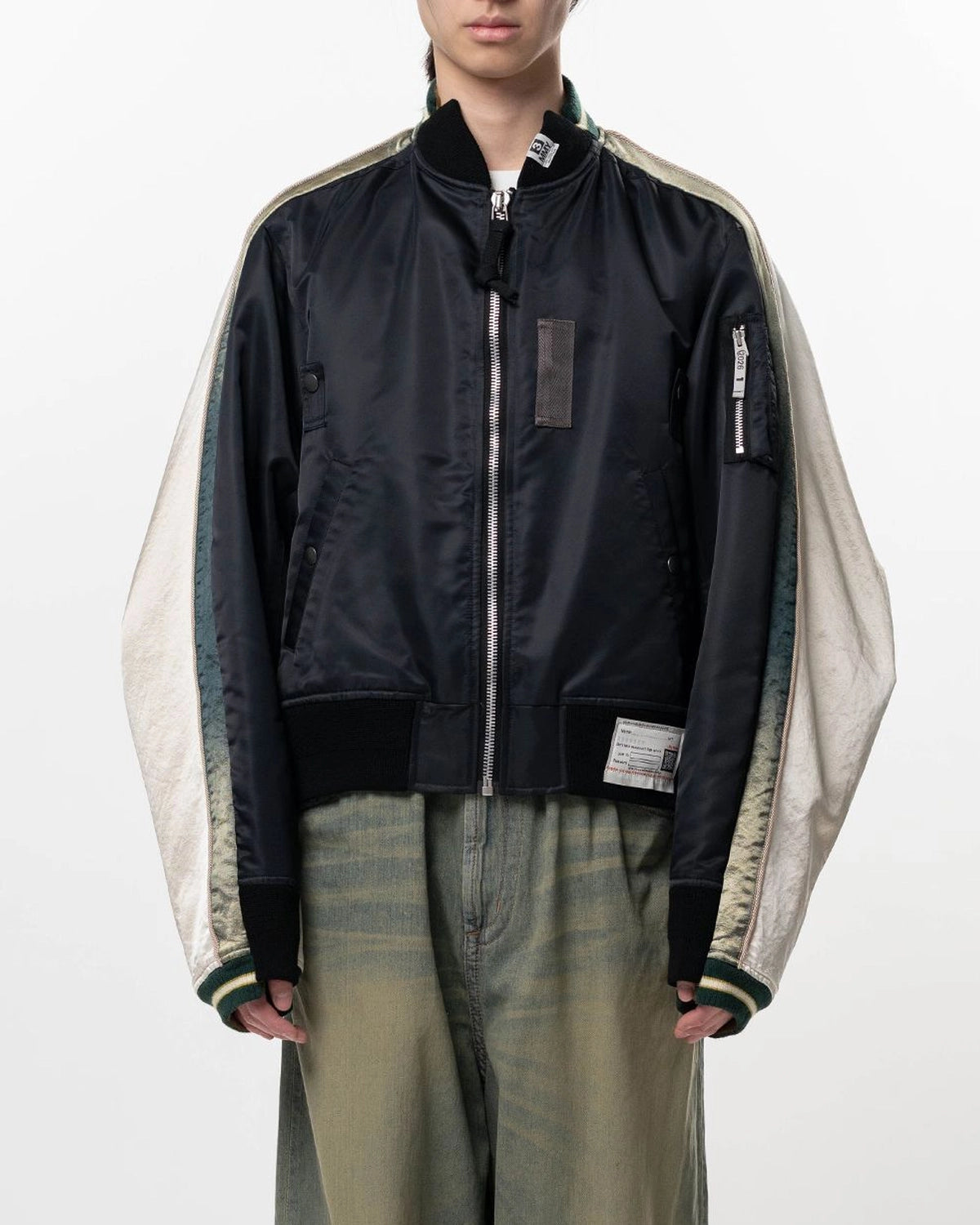 Maison MIHARA YASUHIRO の COMBINED MA-1 × SJ (A16BL052)