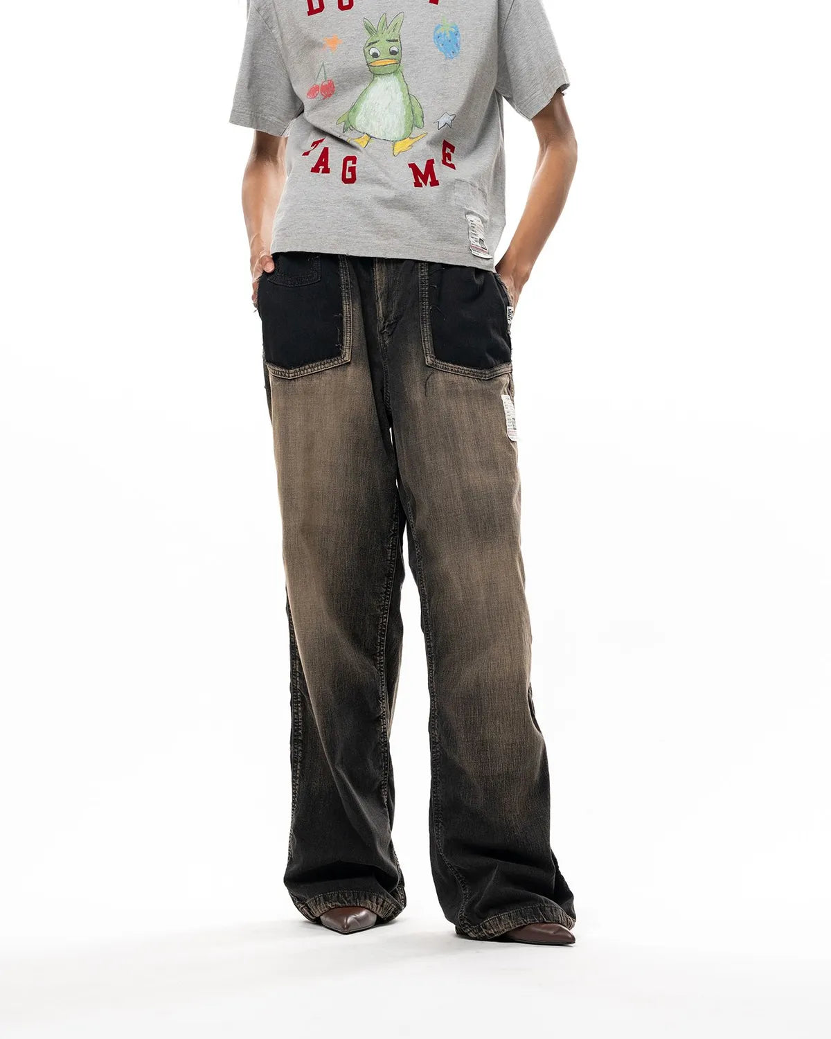 Maison MIHARA YASUHIRO の Cut-Out Pocket Denim Pants -Women's- (K17PT361)