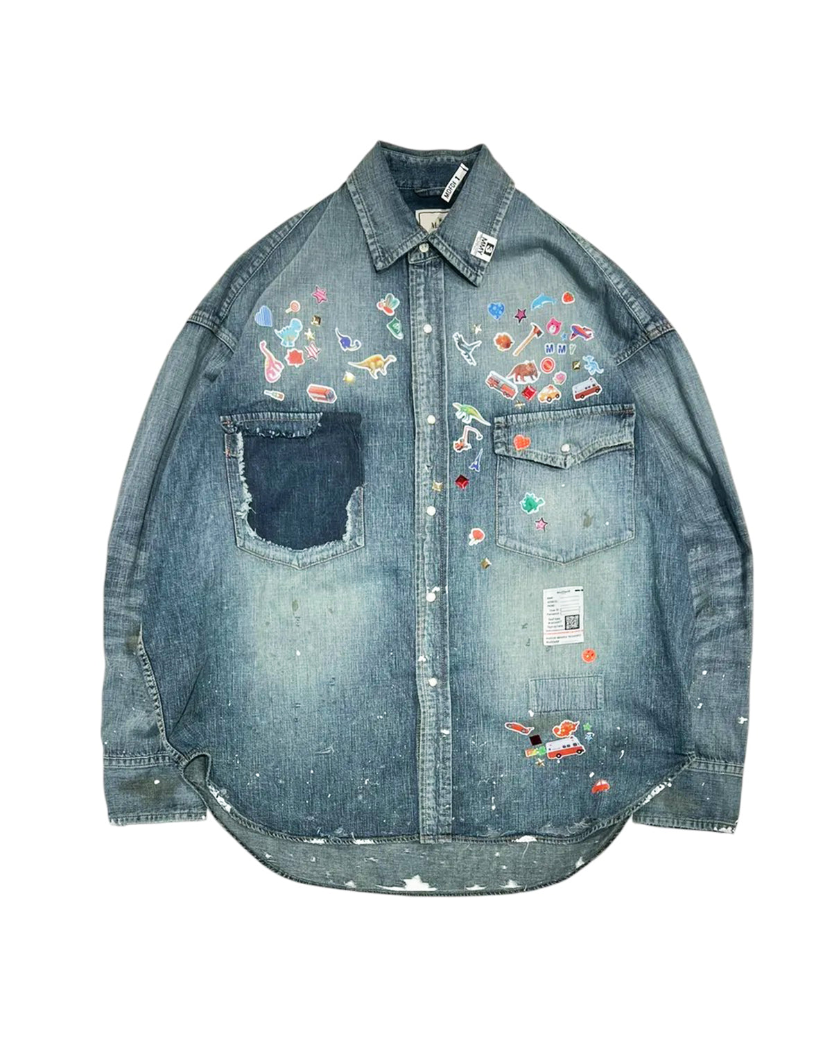 Maison MIHARA YASUHIRO の DENIM SHIRTS w STK (J16SH125)