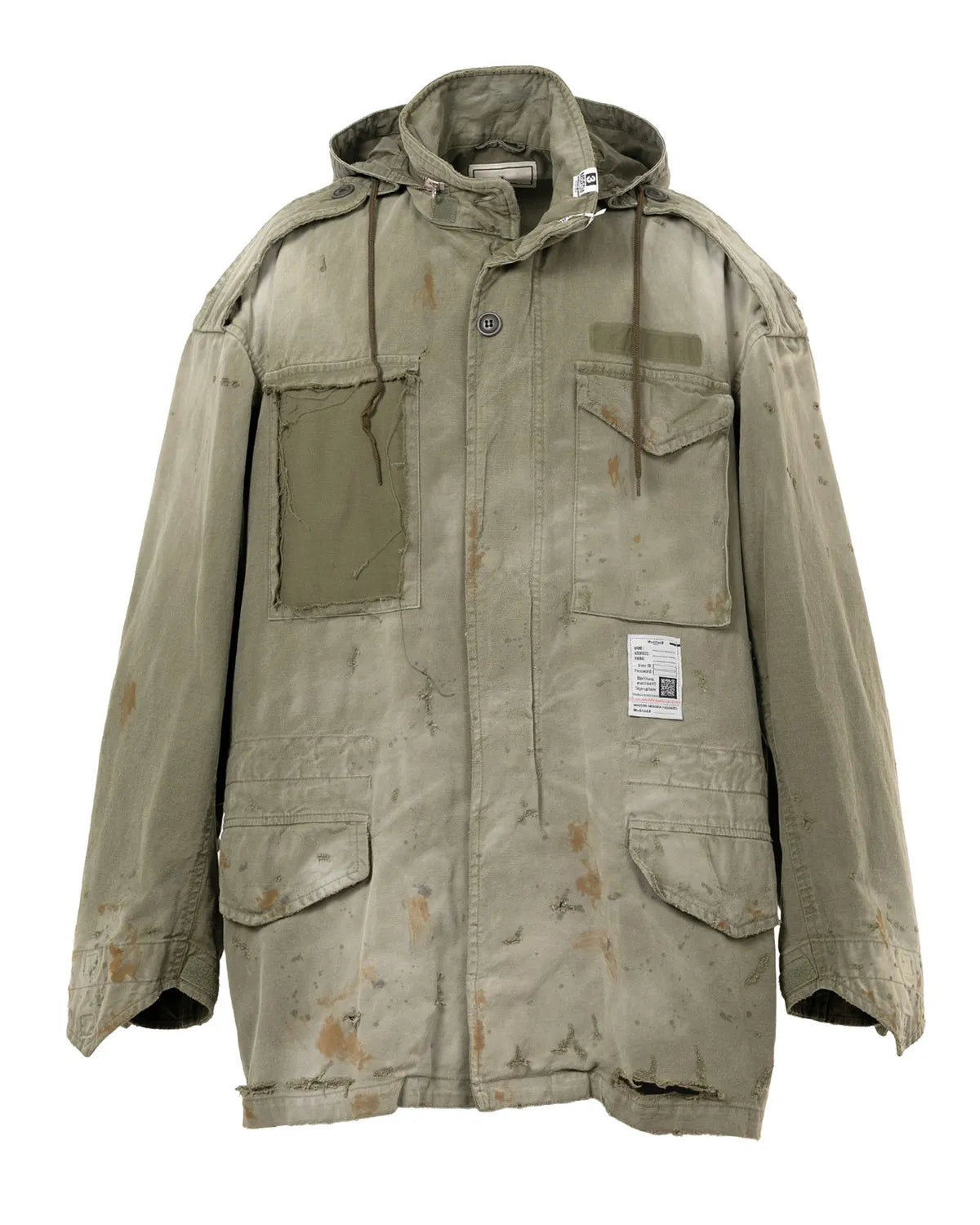 Maison MIHARA YASUHIRO の Distressed Field Jacket (J15BL171)
