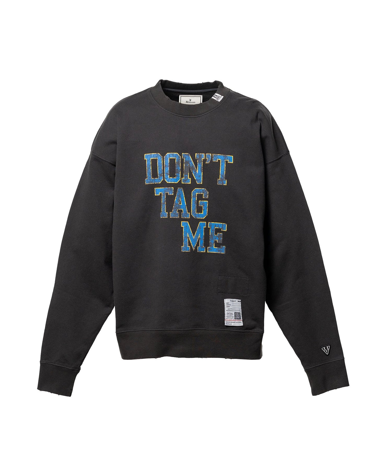 Maison MIHARA YASUHIRO の Don't Tag Me Printed Sweatshirt (J16PO782)