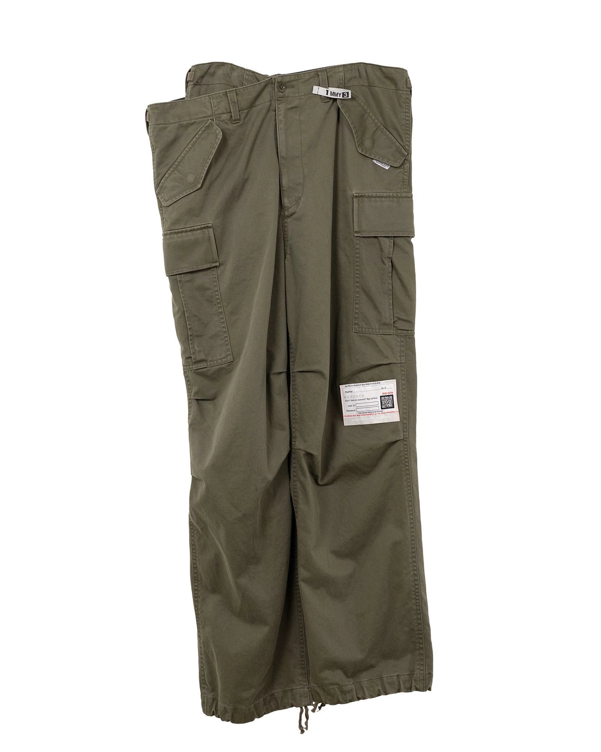 Maison MIHARA YASUHIRO の Huge Layered Cargo Pants (A15PT056)