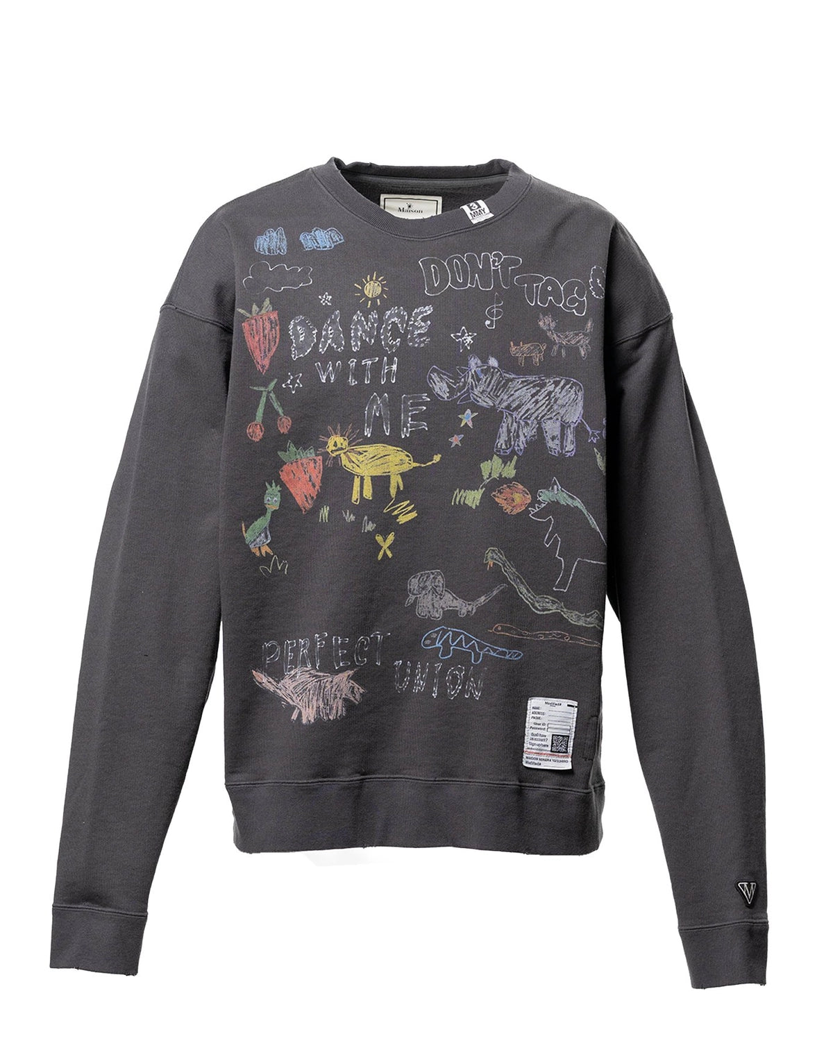 Maison MIHARA YASUHIRO の Kids Doodle Printed Sweatshirt (J16PO772)