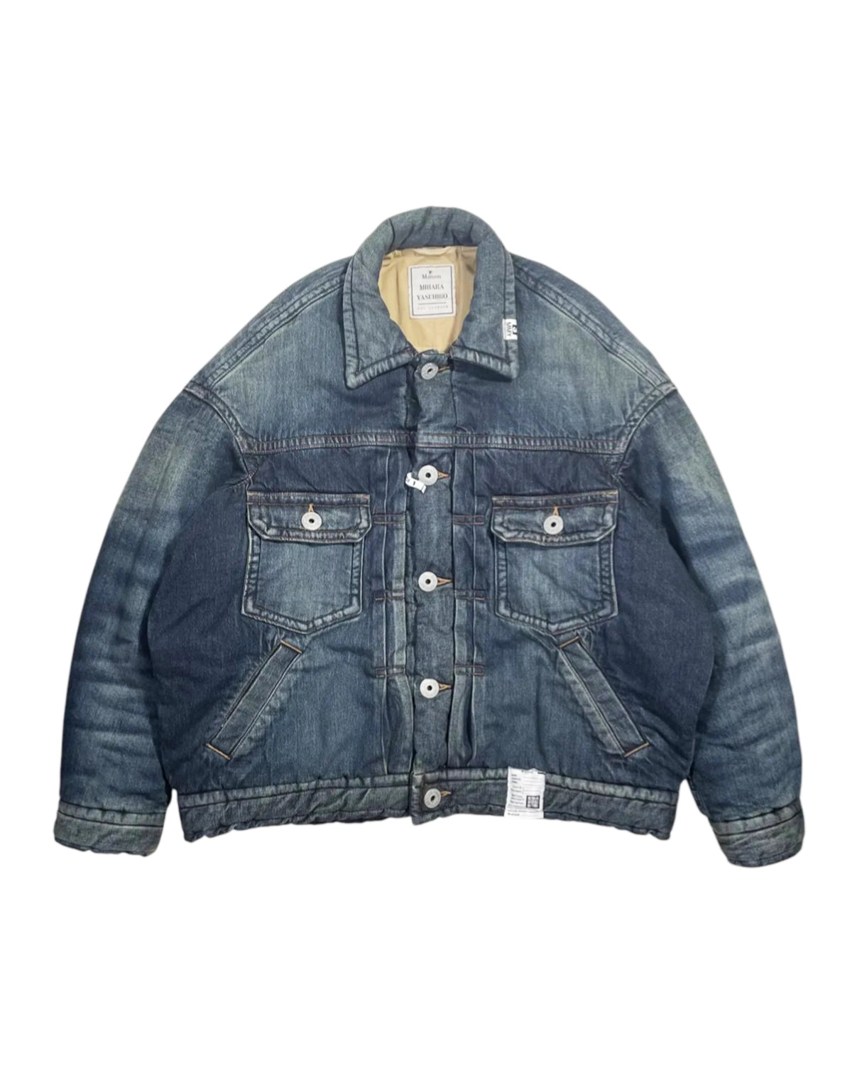 Maison MIHARA YASUHIRO の PUFFER DENIM JACKET (J15BL126)