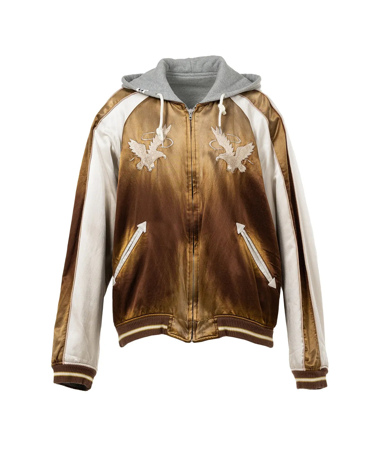 Maison MIHARA YASUHIRO の Reversible Hoodie Layered Souvenir Jacket (J15BL143)