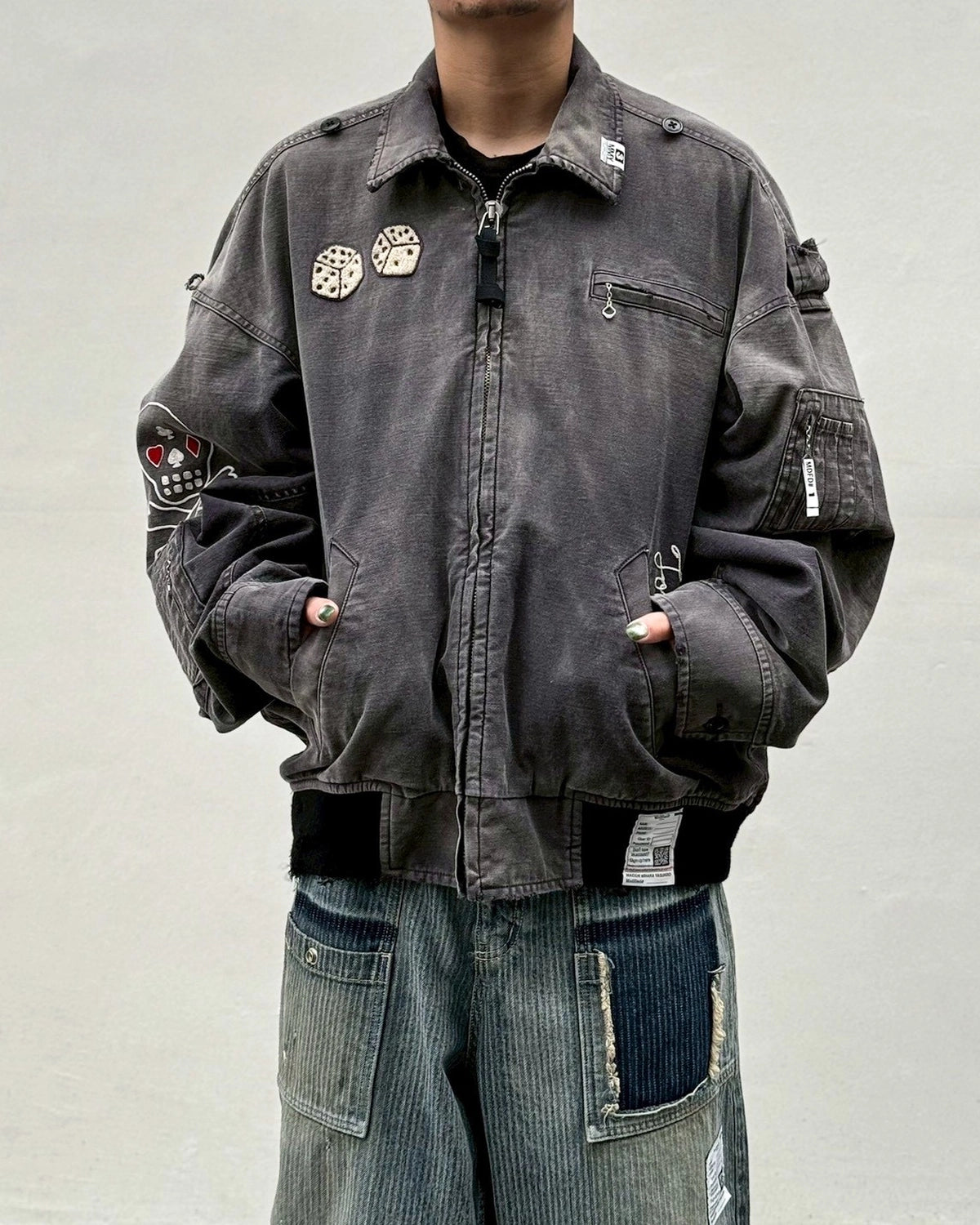 Maison MIHARA YASUHIRO の SUNFADED MILITARY JACKET (J16BL171)