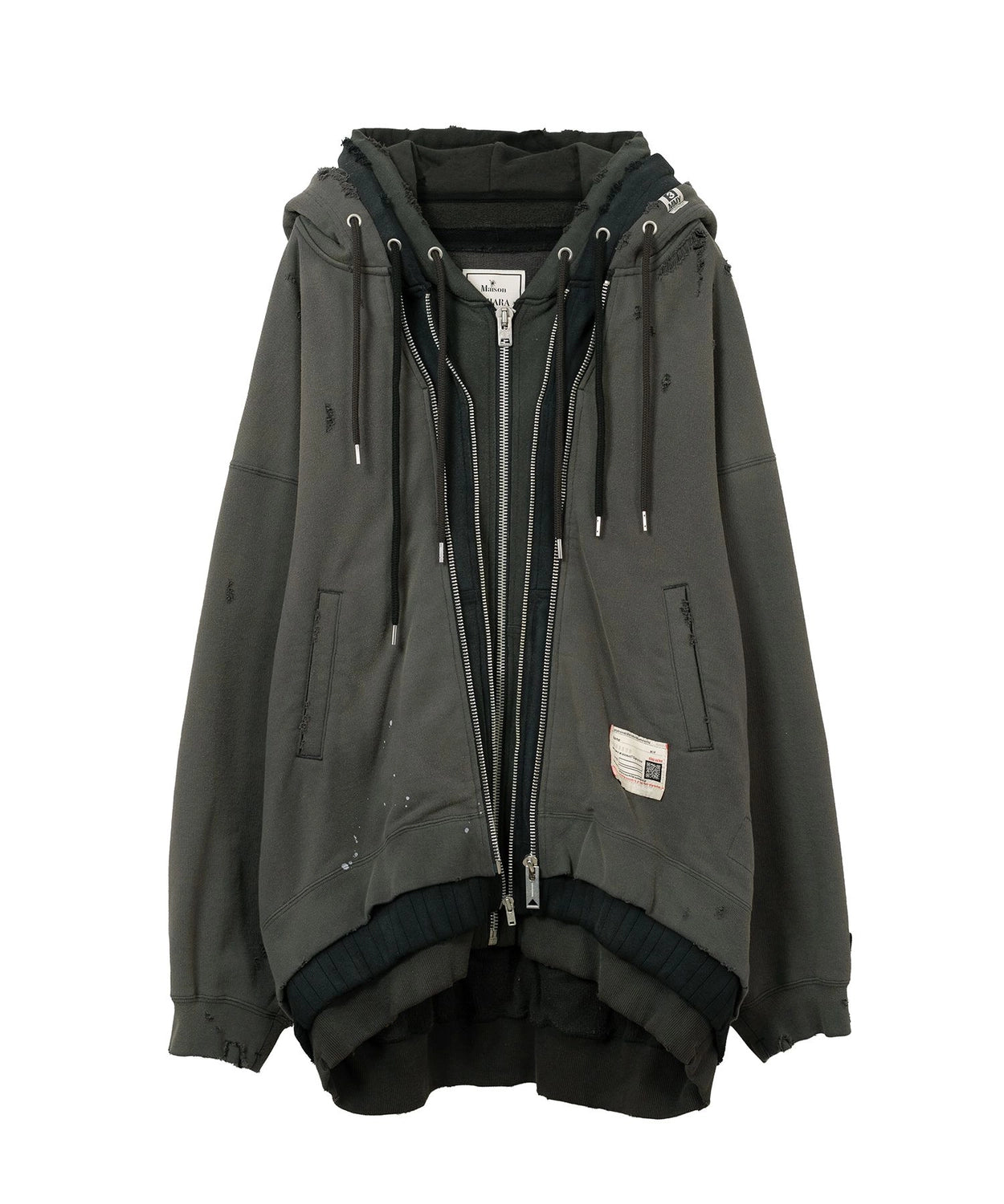 Maison MIHARA YASUHIRO の TRIPLE LAYERED PARKA (A15PK581)