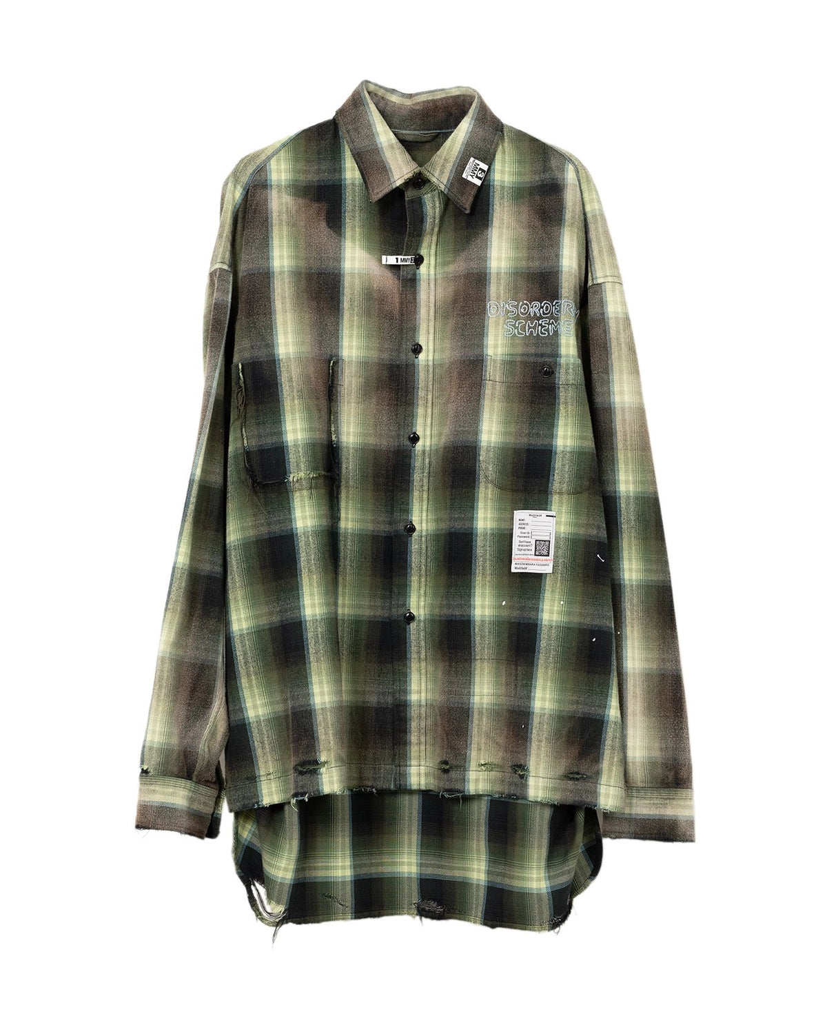 Maison MIHARA YASUHIRO の Vintage Like Check Shirt (J14SH181)