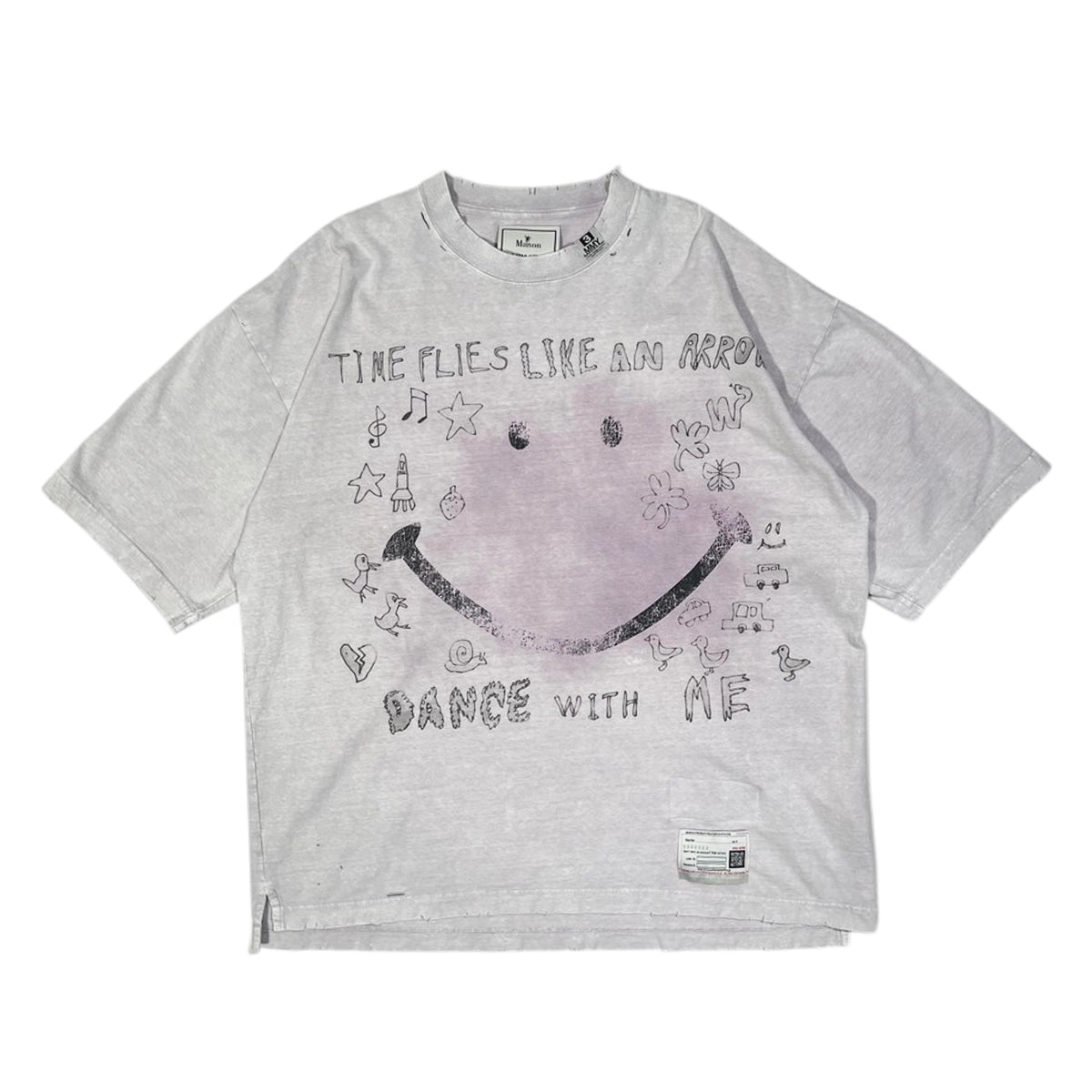 メゾン ミハラヤスヒロ Maison MIHARA YASUHIRO BLEACHED TEE