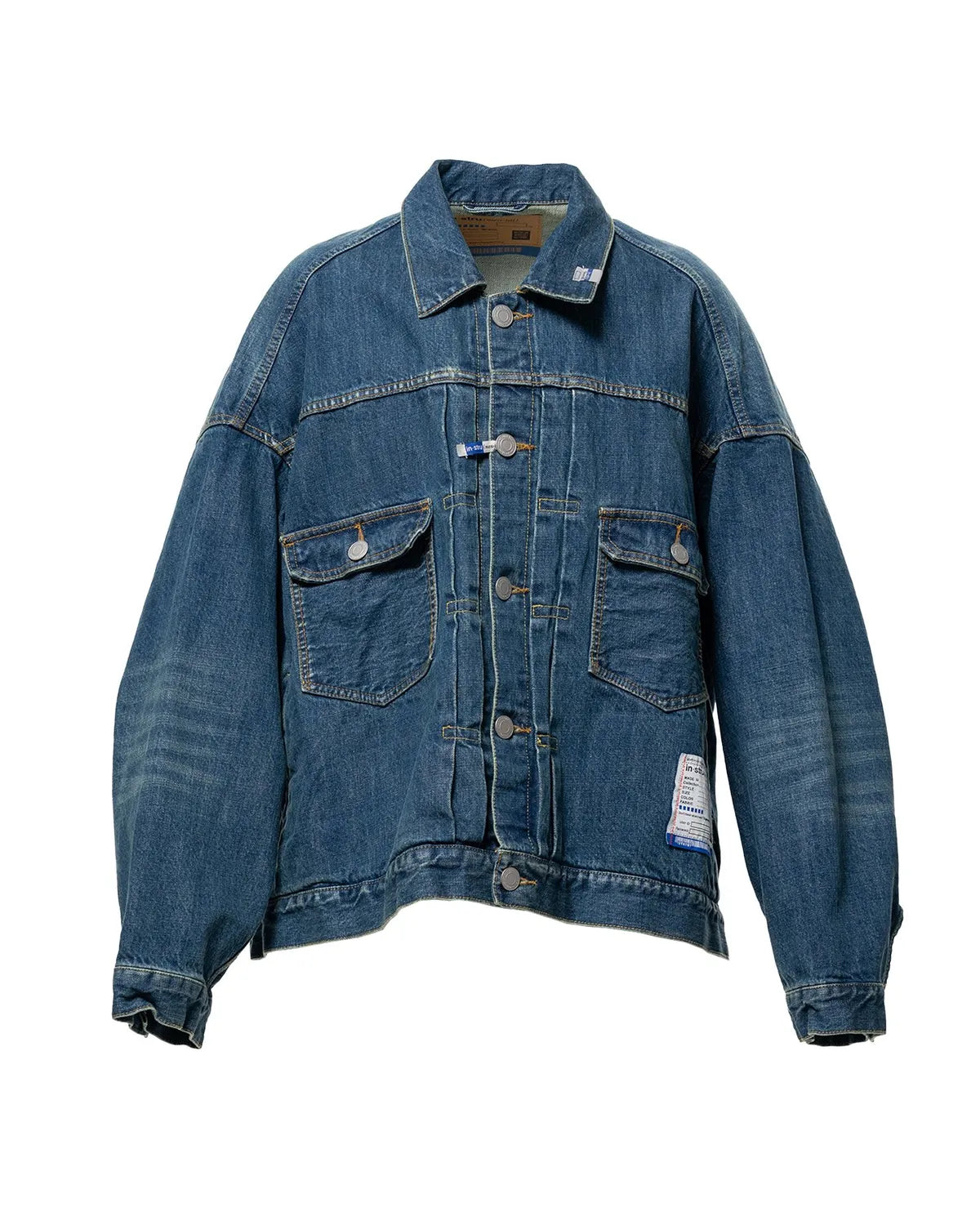 Maison MIHARA YASUHIRO  in・stru(men-tal). の HARD WASHED DENIM JACKET (I16BL081)