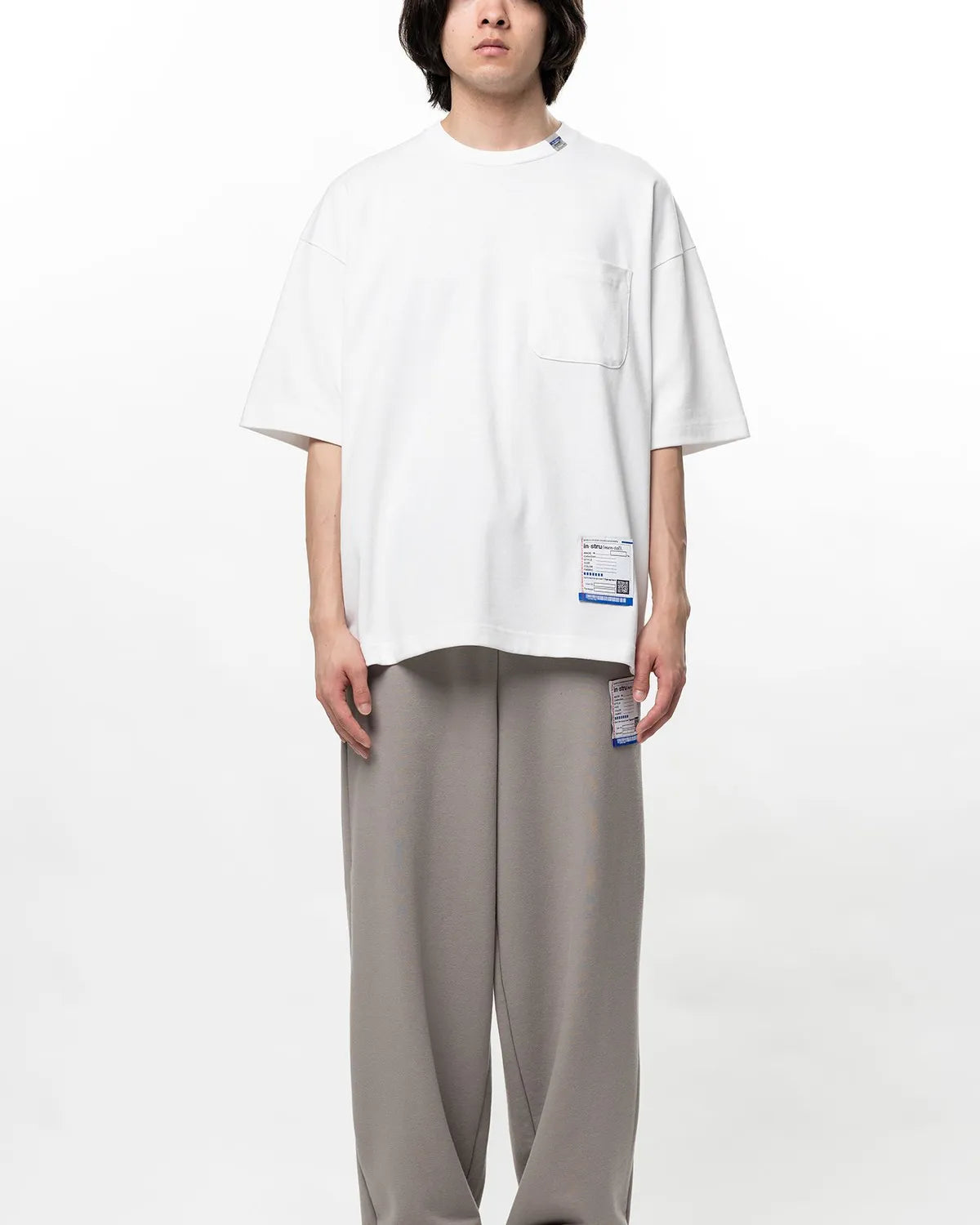 Maison MIHARA YASUHIRO in・stru(men-tal). の Heavy Weight Jersey Pocket T-shirt (I17TS537)