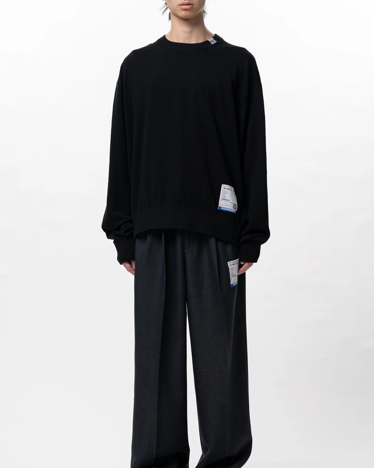Maison MIHARA YASUHIRO in・stru(men-tal). の High Gauge Knit Sweater (I16SW592)