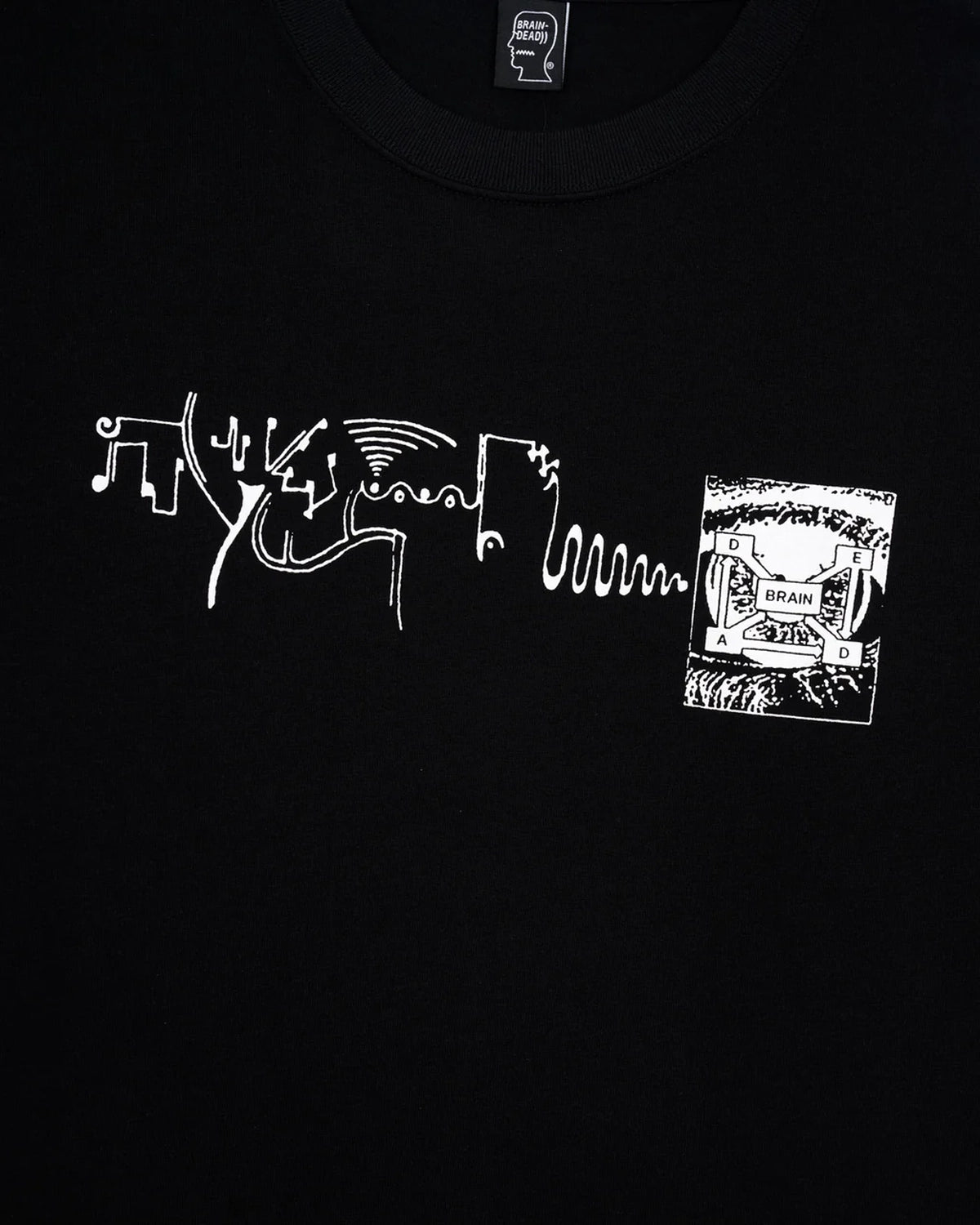 BRAIN DEAD / MULTIVISION LONG SLEEVE SHIRT (T01005060SS26)