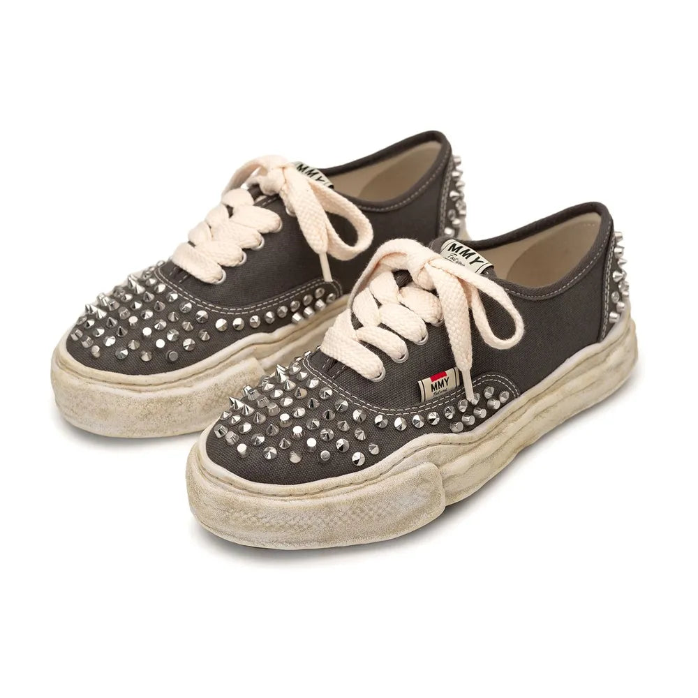 Maison MIHARA YASUHIRO / "BAKER" OG Sole Studded Canvas Low-top Sneaker(A13FW736)