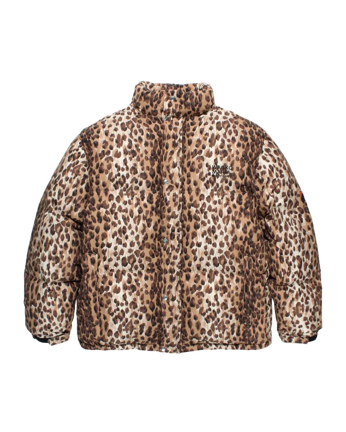 WACKO MARIA × NANGA / LEOPARD DOWN JACKET (25FW-WMO-NA02)
