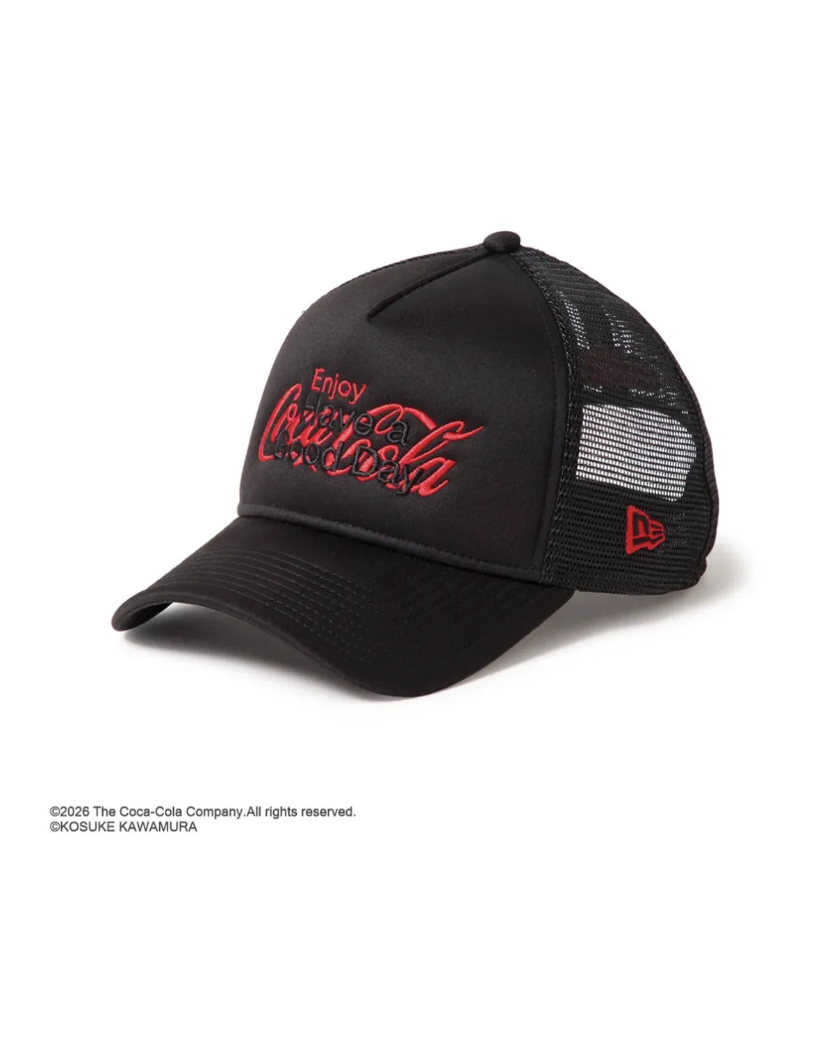 NEW ERA の 9FORTY A-Frame トラッカー Coca-Cola designed by Kosuke Kawamura コカ･コーラ ブラック (15156434)