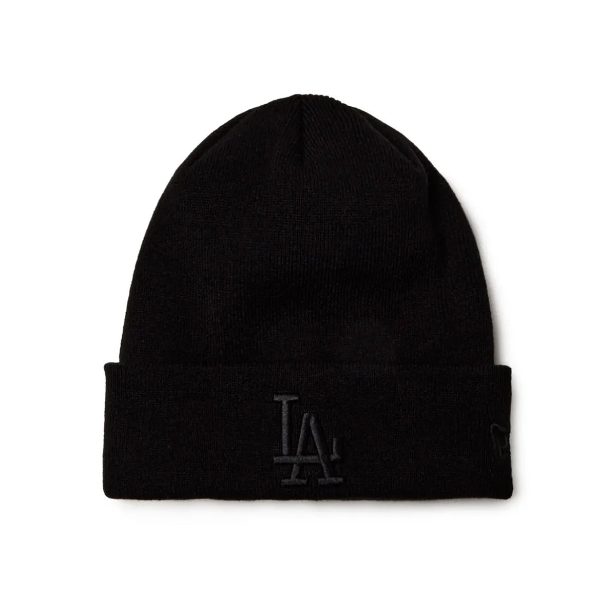 ベーシック カフニット ラインストーン ロサンゼルス・ドジャース ブラック NEW ERA / ベーシック カフニット MLB Tonal Logo ロサンゼルス