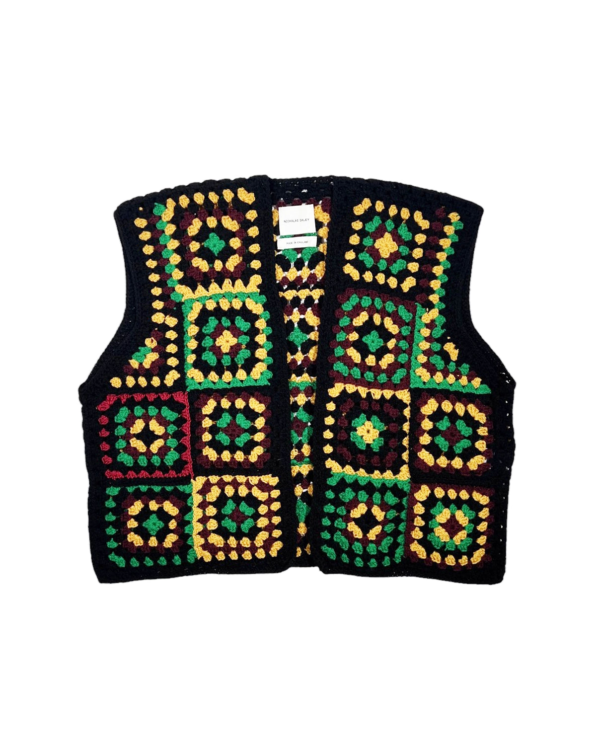 NICHOLAS DALEY の HAND KNITTED VEST (ND-AW25-HKV-ACR)