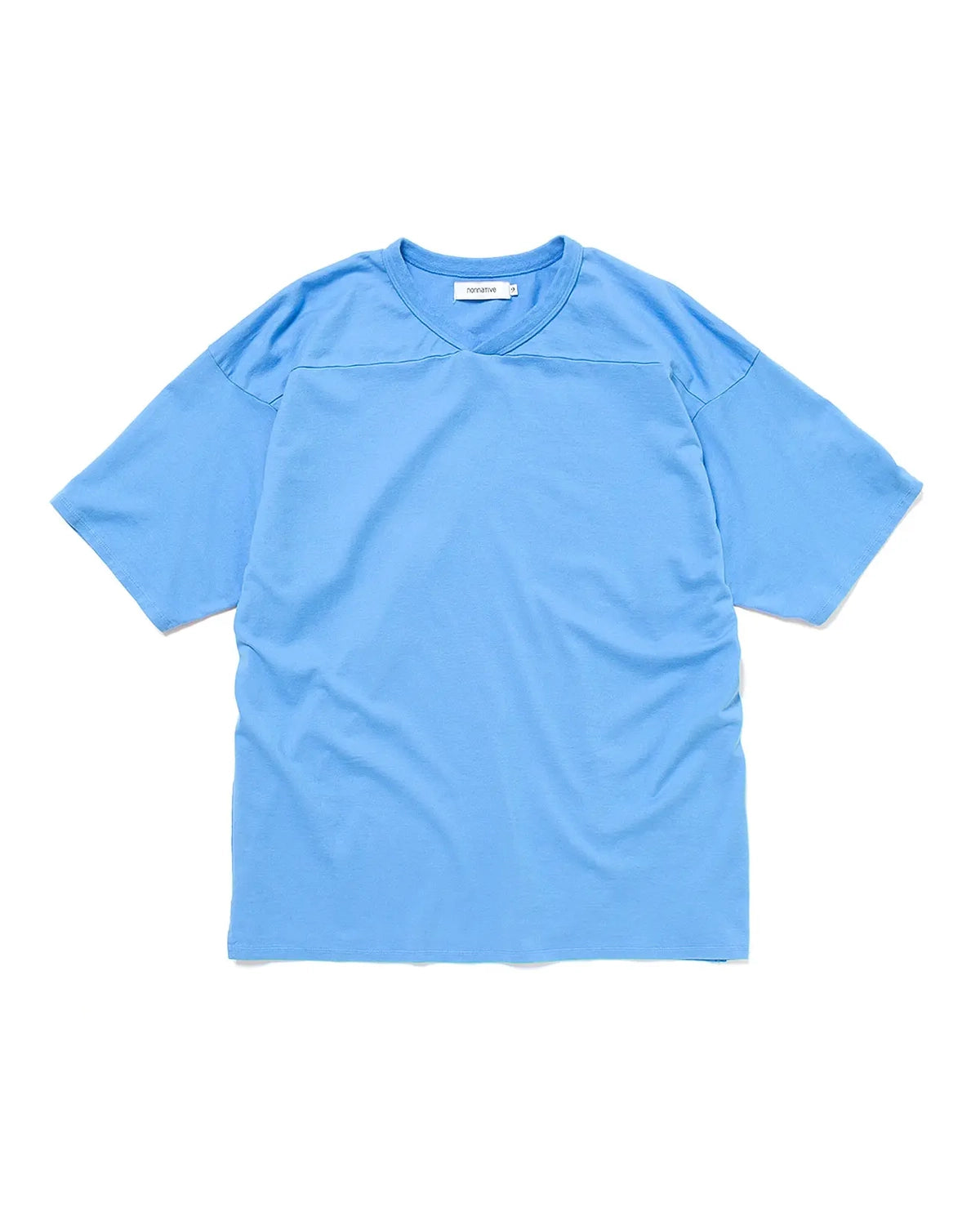 NONNATIVE / COACH S/S V-NECK TEE COTTON JERSEY OVERDYED (NN-C4618)