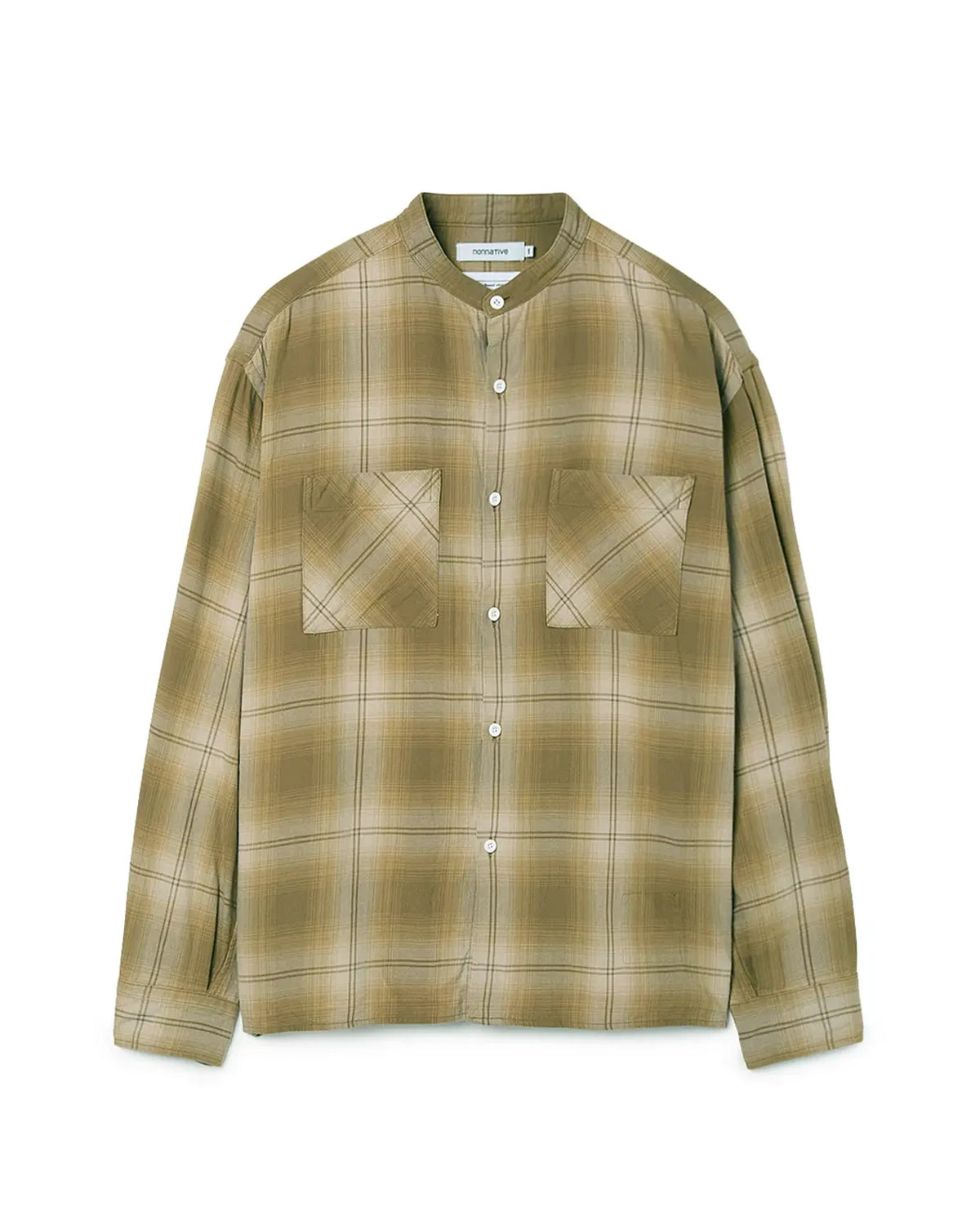 NONNATIVE（ノンネイティブ）/ OFFICER STAND COLLAR L/S SHIRT COTTON