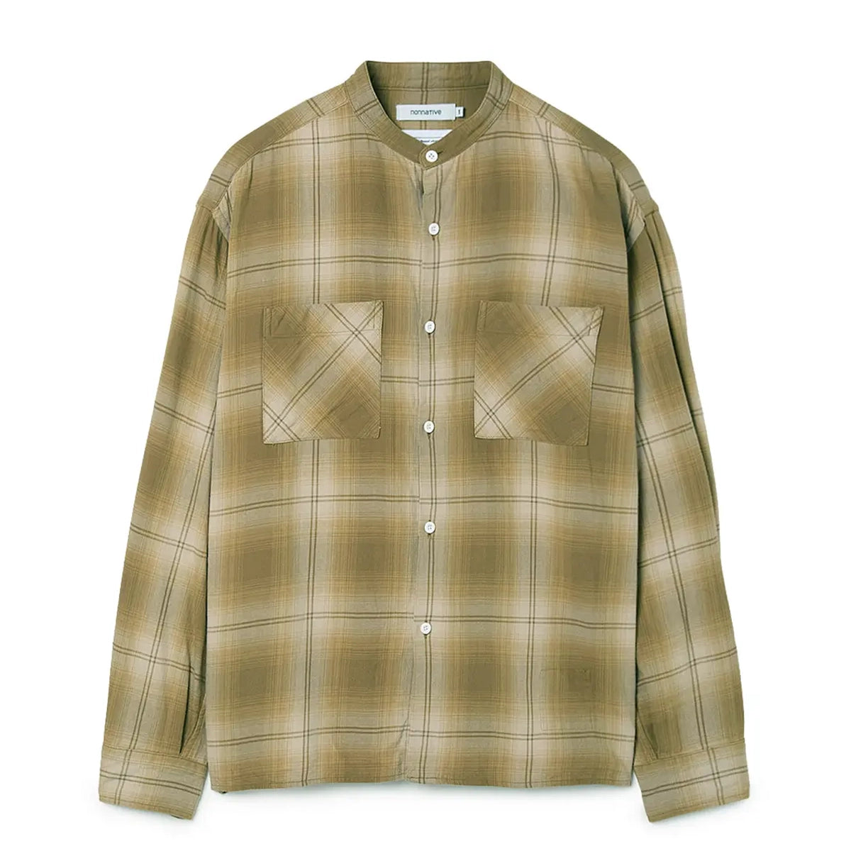 NONNATIVE（ノンネイティブ）/ OFFICER STAND COLLAR L/S SHIRT COTTON