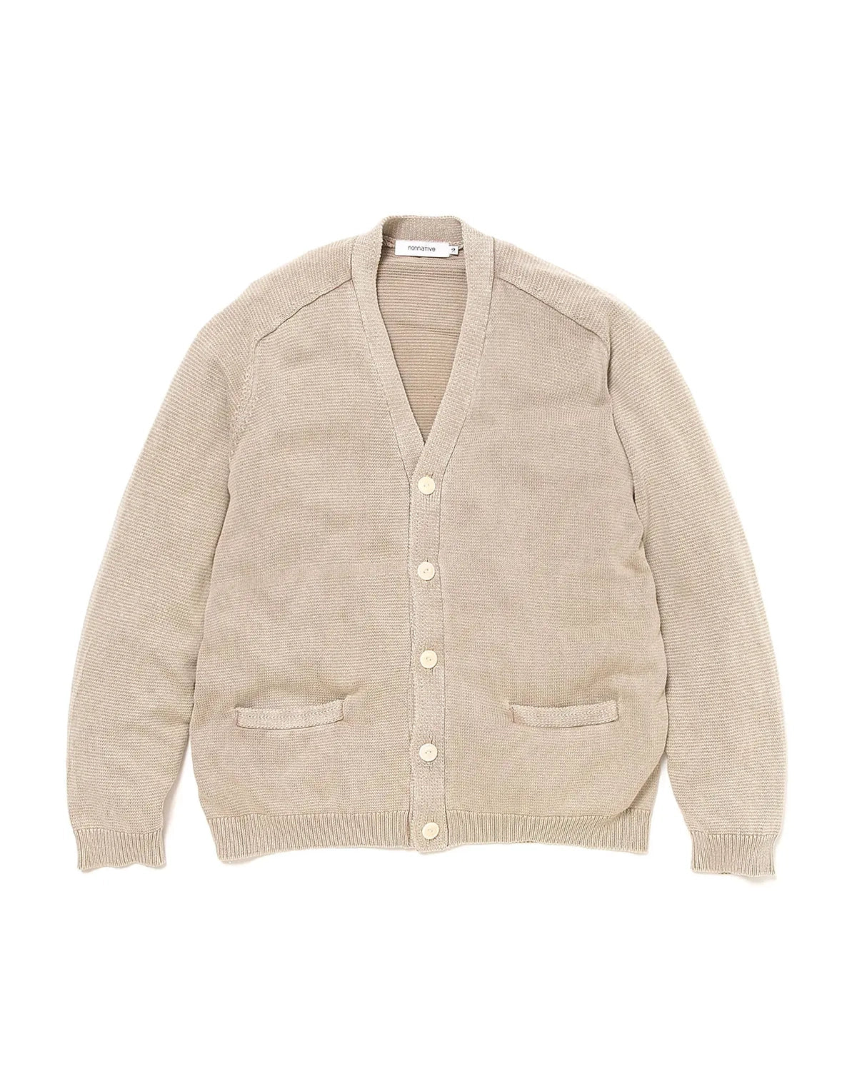 NONNATIVE の DWELLER CARDIGAN COTTON YARN (NN-K4602)