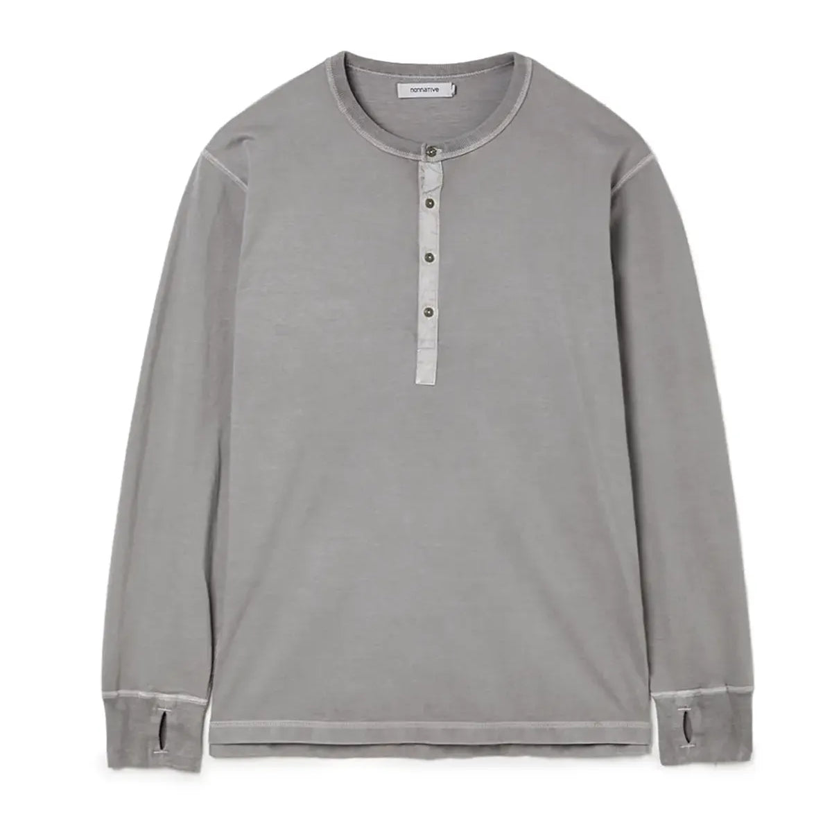 トップス nonnative 25AW DWELLER L/S HENRY NECK TE NONNATIVE（ノンネイティブ）/ DWELLER L/S HENRY NECK TEE COTTON