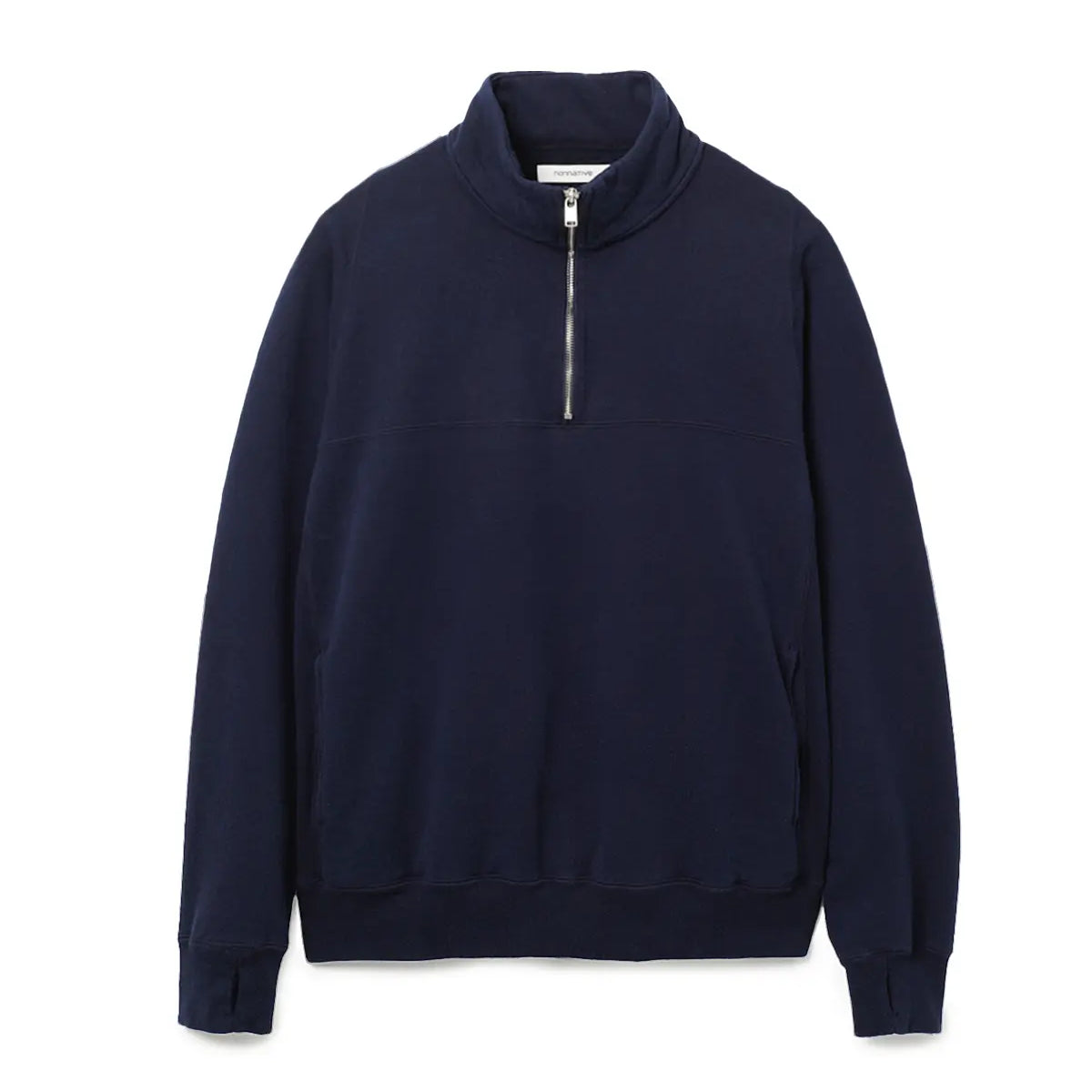 【サイズ2】NONNATIVE プルオーバー スウェット　ネイビー NONNATIVE_MARINER_HALF_ZIP_PUL