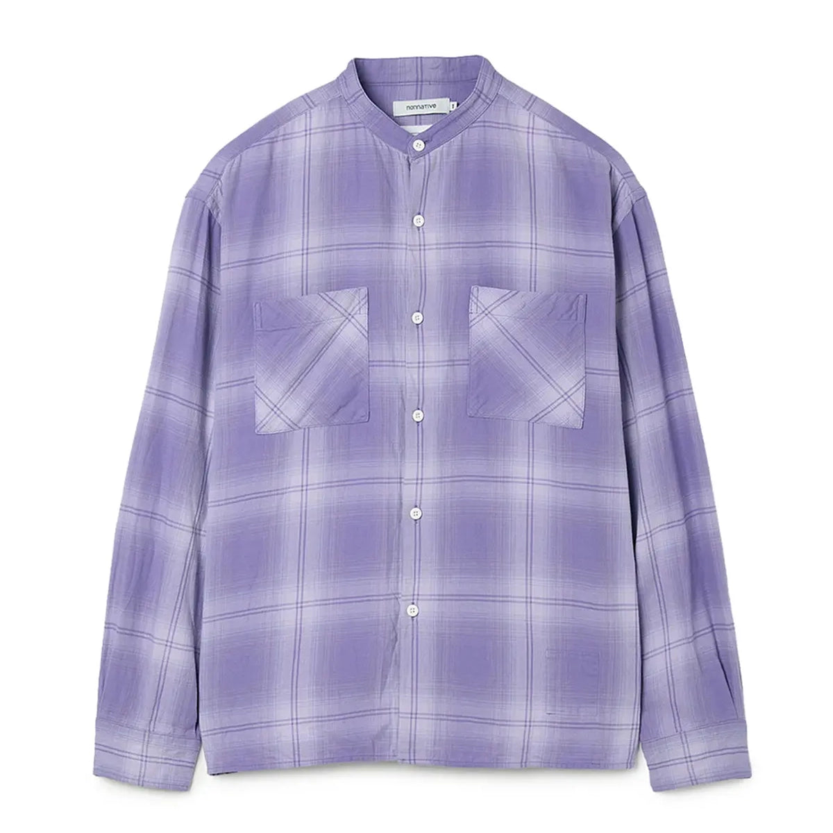 NONNATIVE（ノンネイティブ）/ OFFICER STAND COLLAR L/S SHIRT COTTON
